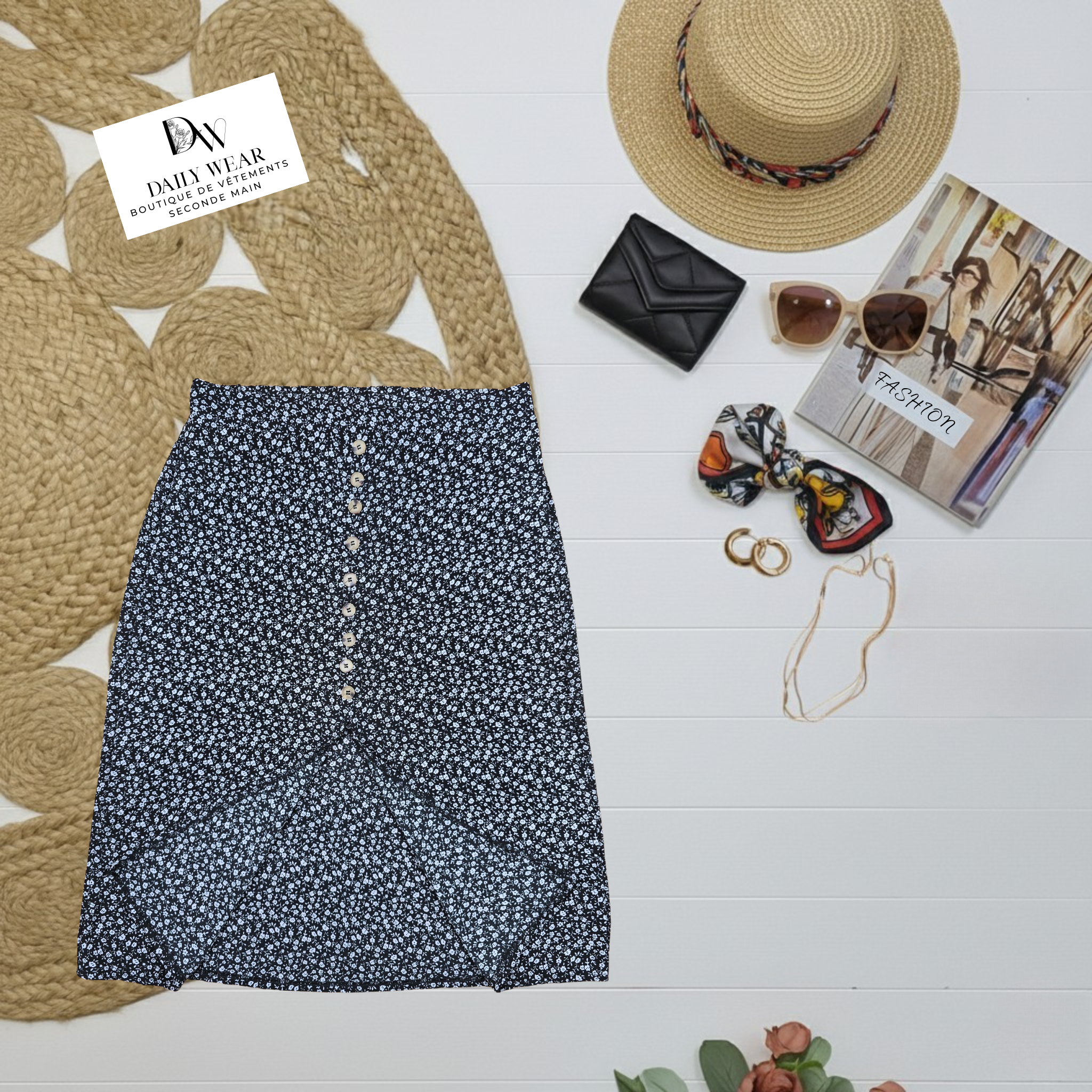 Jupe Lily Morgan, Large