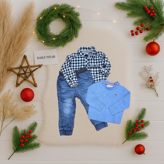 Ensemble Lacoste, Nanö et Romy&Aksel, 12-18 mois