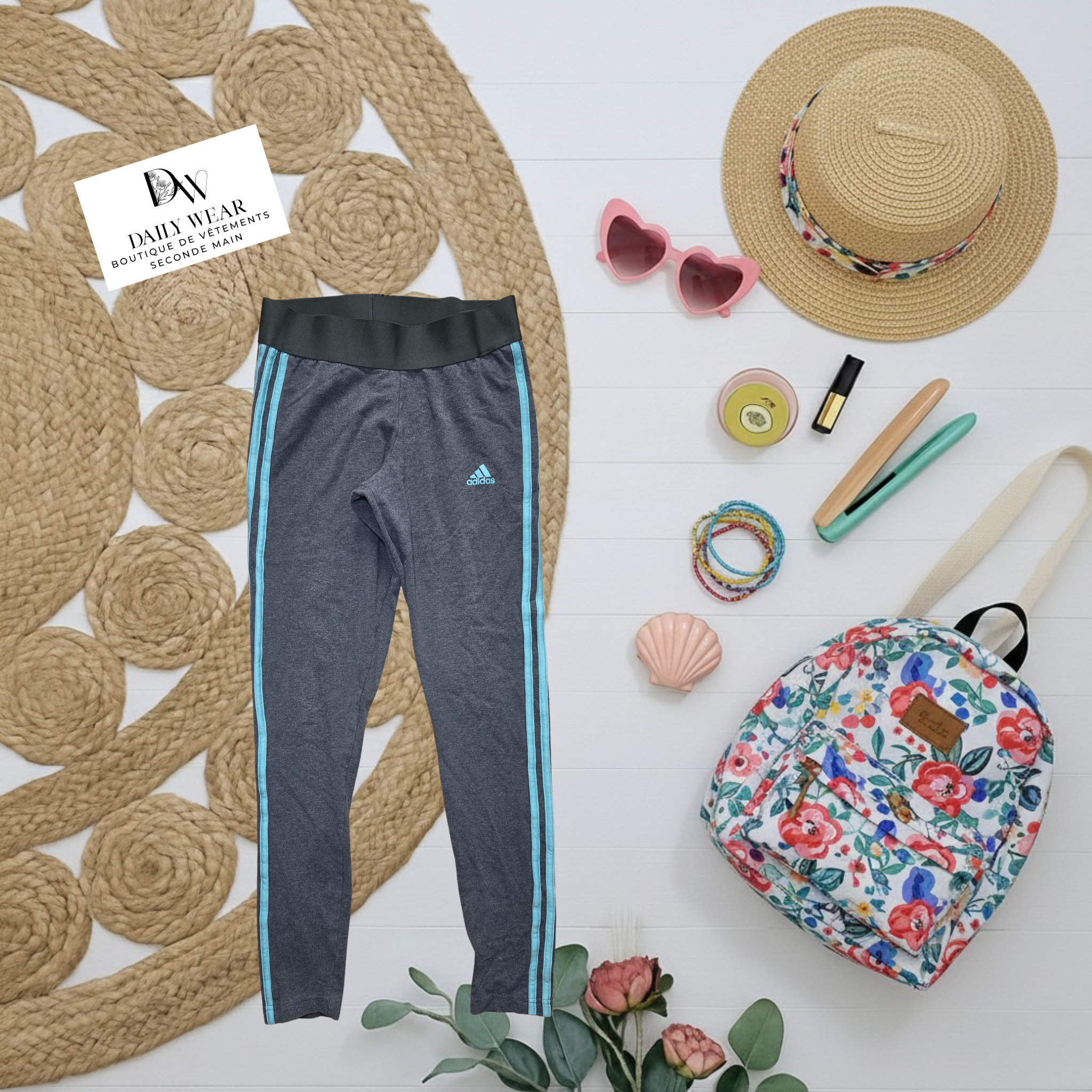 Short Carter's, 7 ans bleu feuille