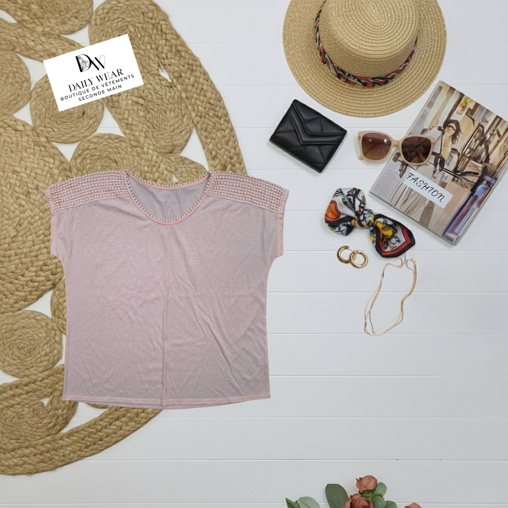 T-shirt Rose, XLarge