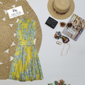 Robe Jaune à Fleurs, Médium