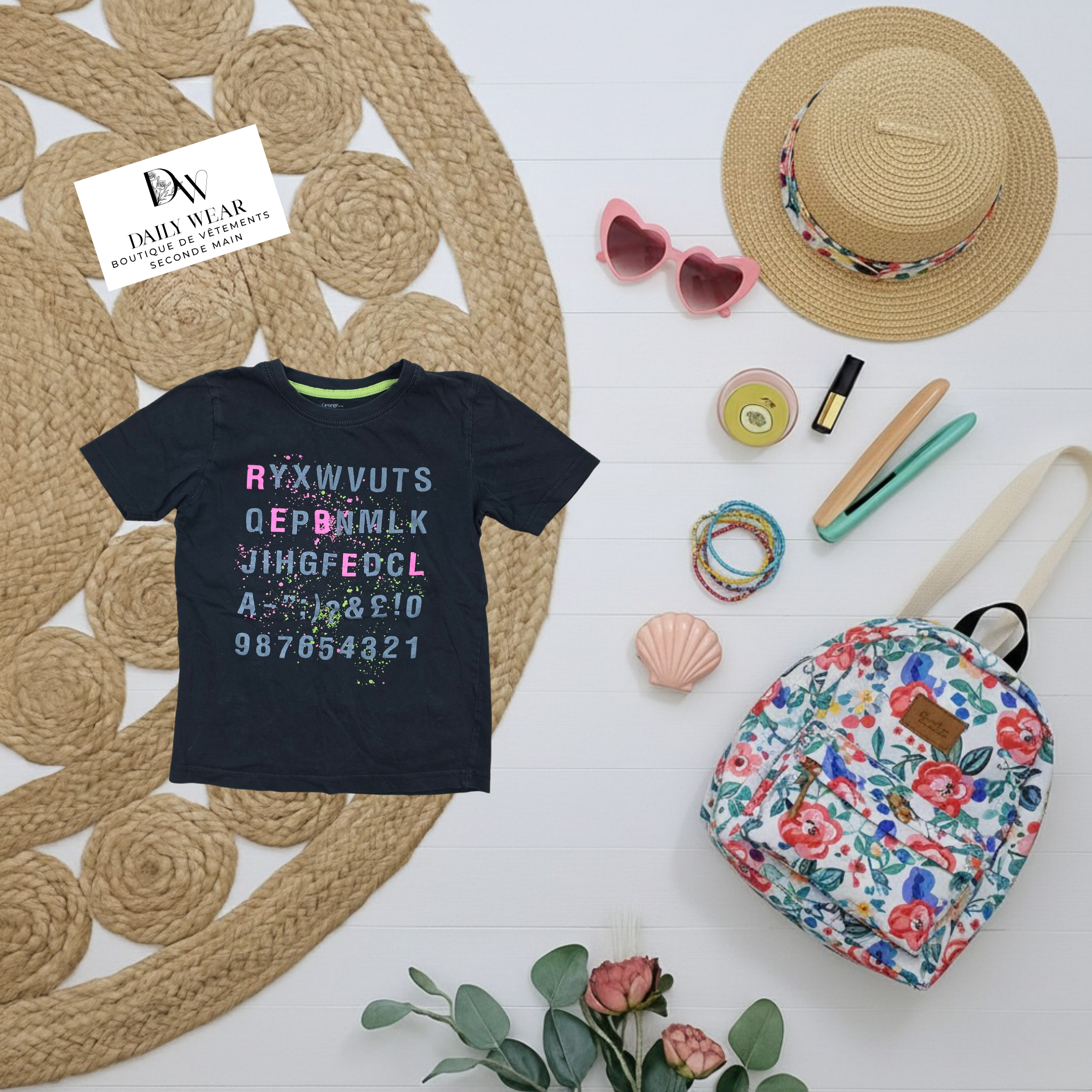 T-shirt George, 7-8 ans