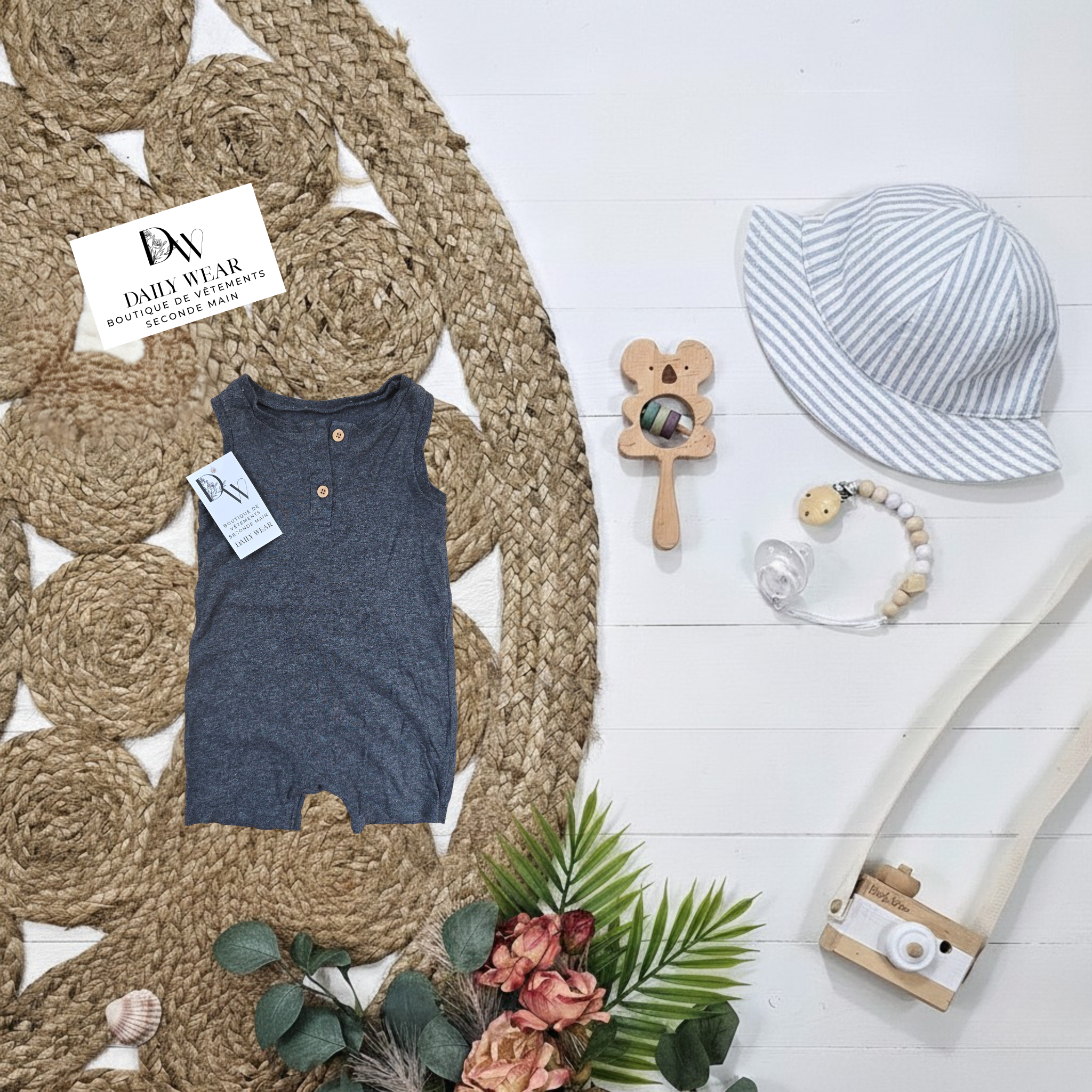 Combishort Tag, 12 mois