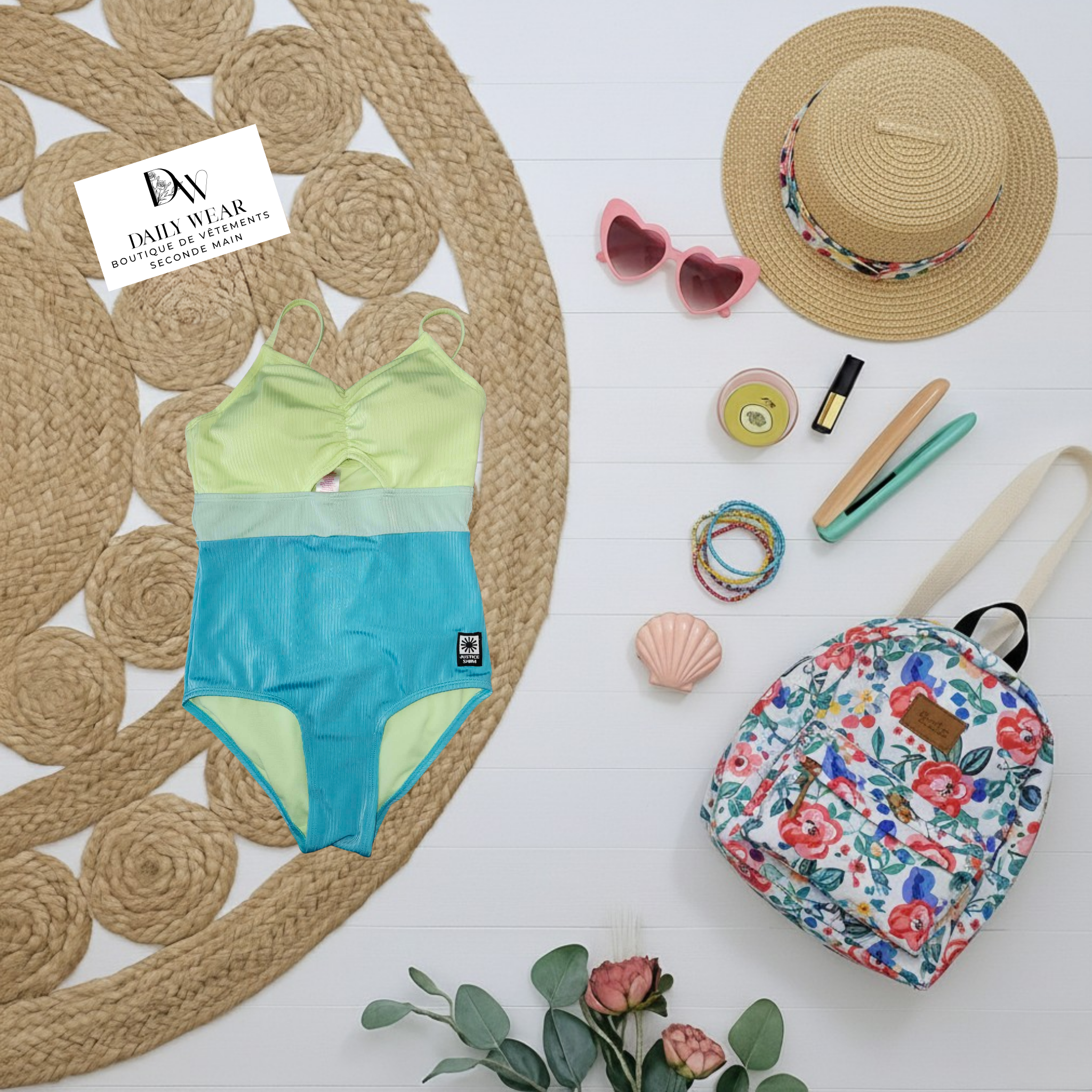 Costume de bain Justice, 10-12 ans