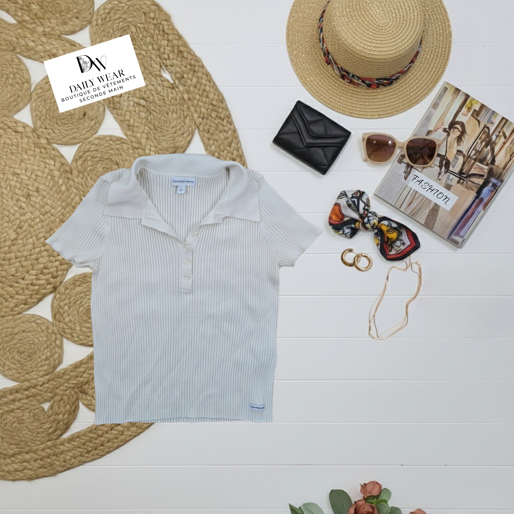 Polo Calvin Klein, Large