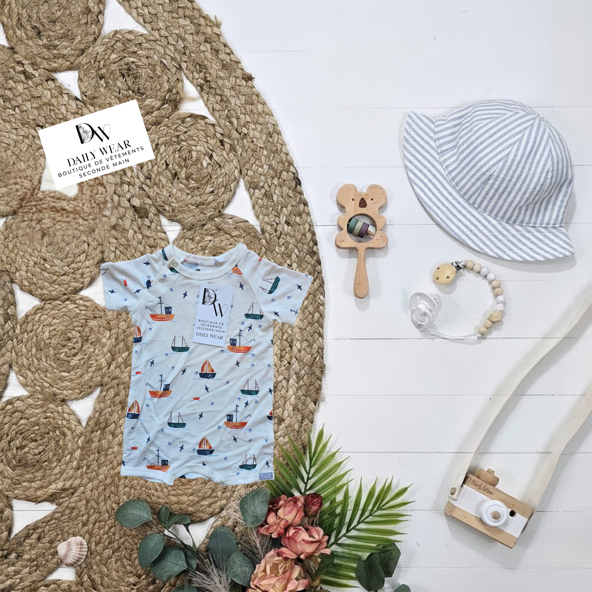 Combishort Coccoli, 3 mois