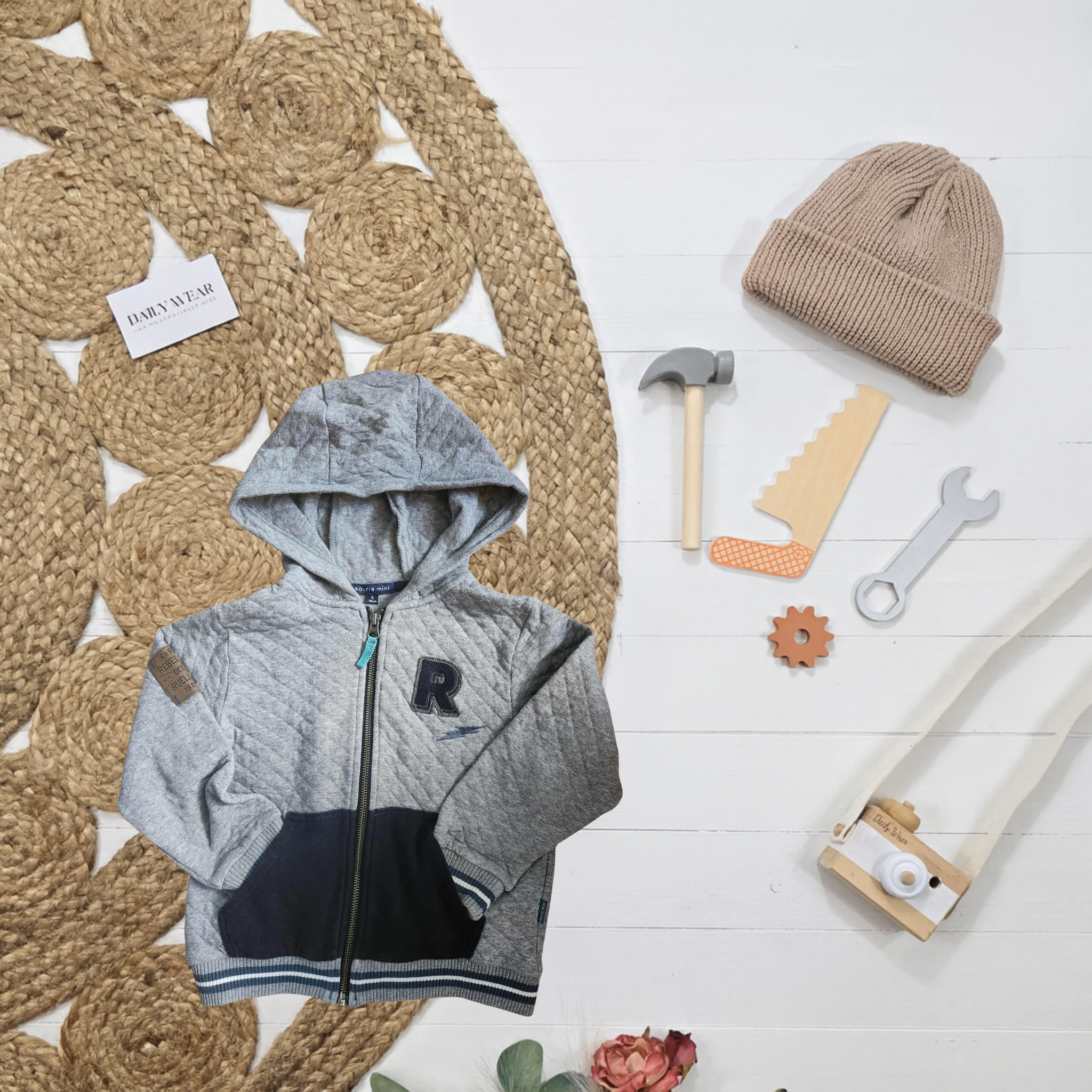 Veste à capuchon Souris Mini, 5 ans