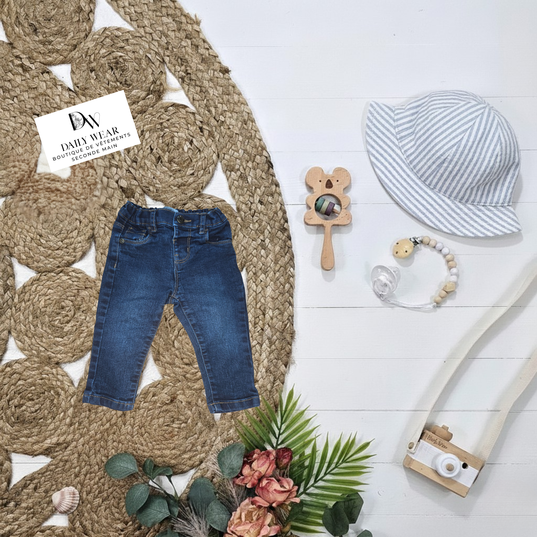 Jeans George, 6-12 mois