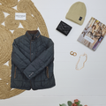 Manteau Noir et Brun, XLarge