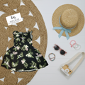 Robe à fleurs, 3 ans