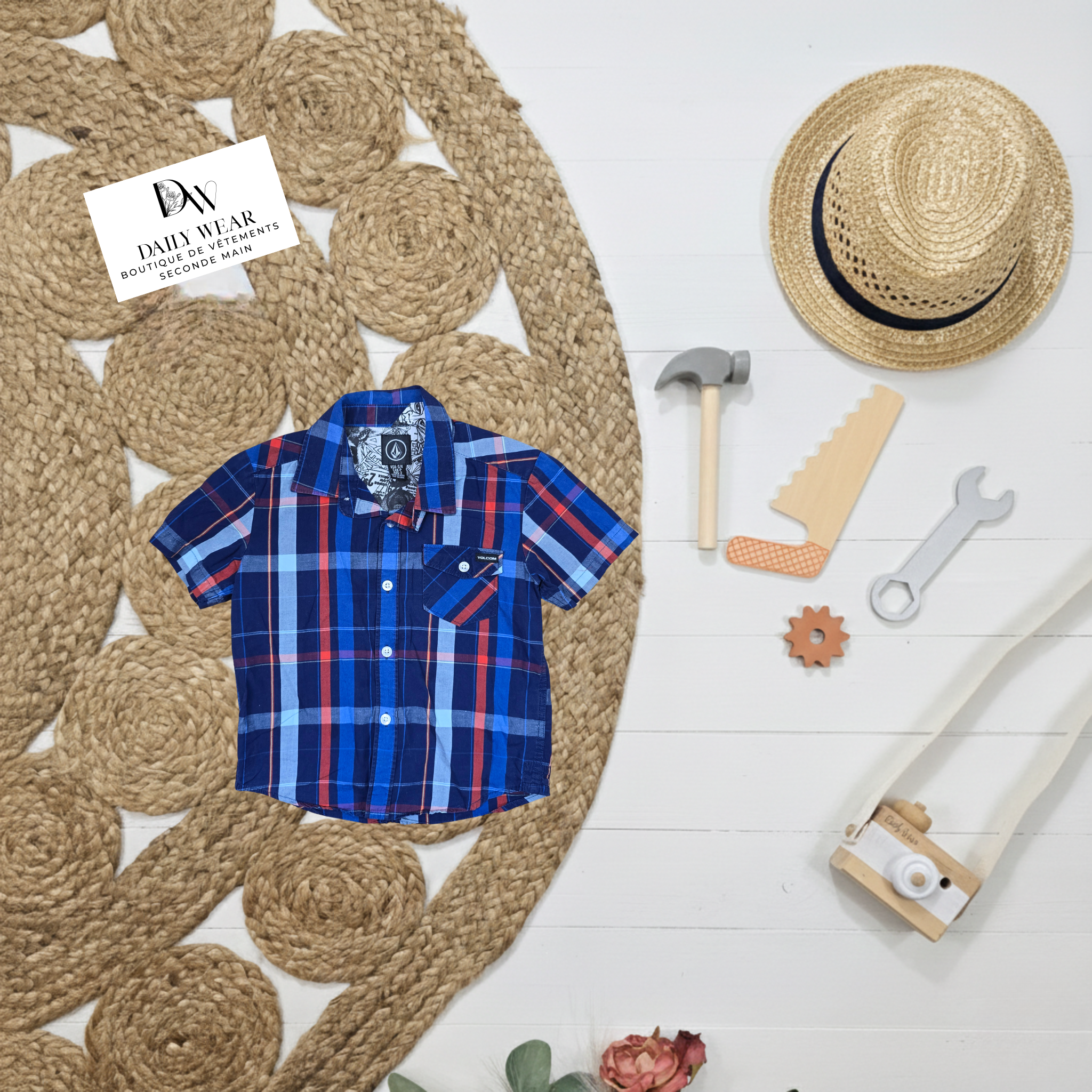 Chemise Volcom, 4 ans
