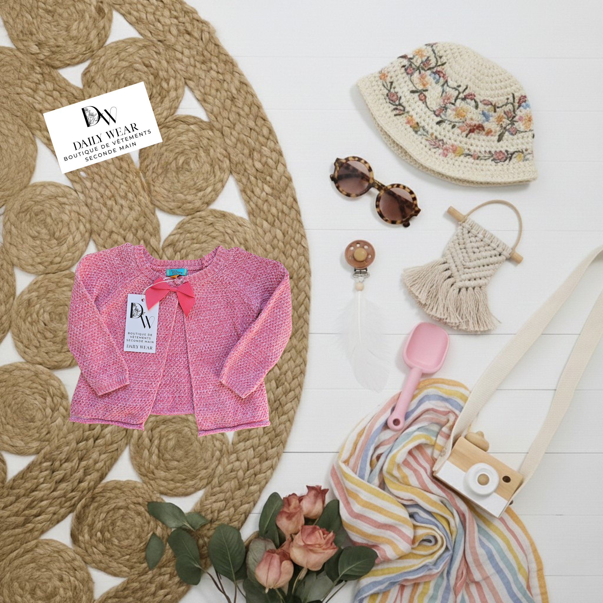 Cardigan Trois Moutons, 9 mois
