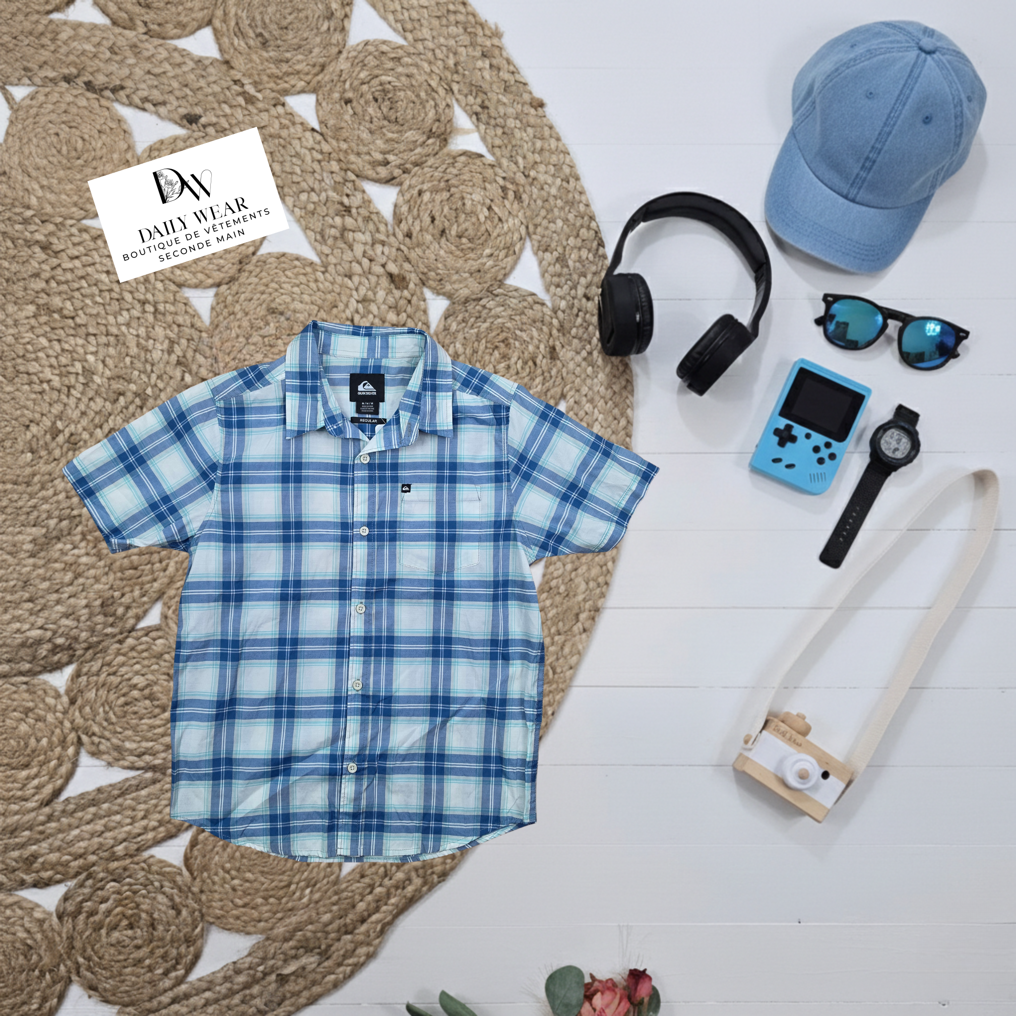Chemise Quiksilver, 8-10 ans