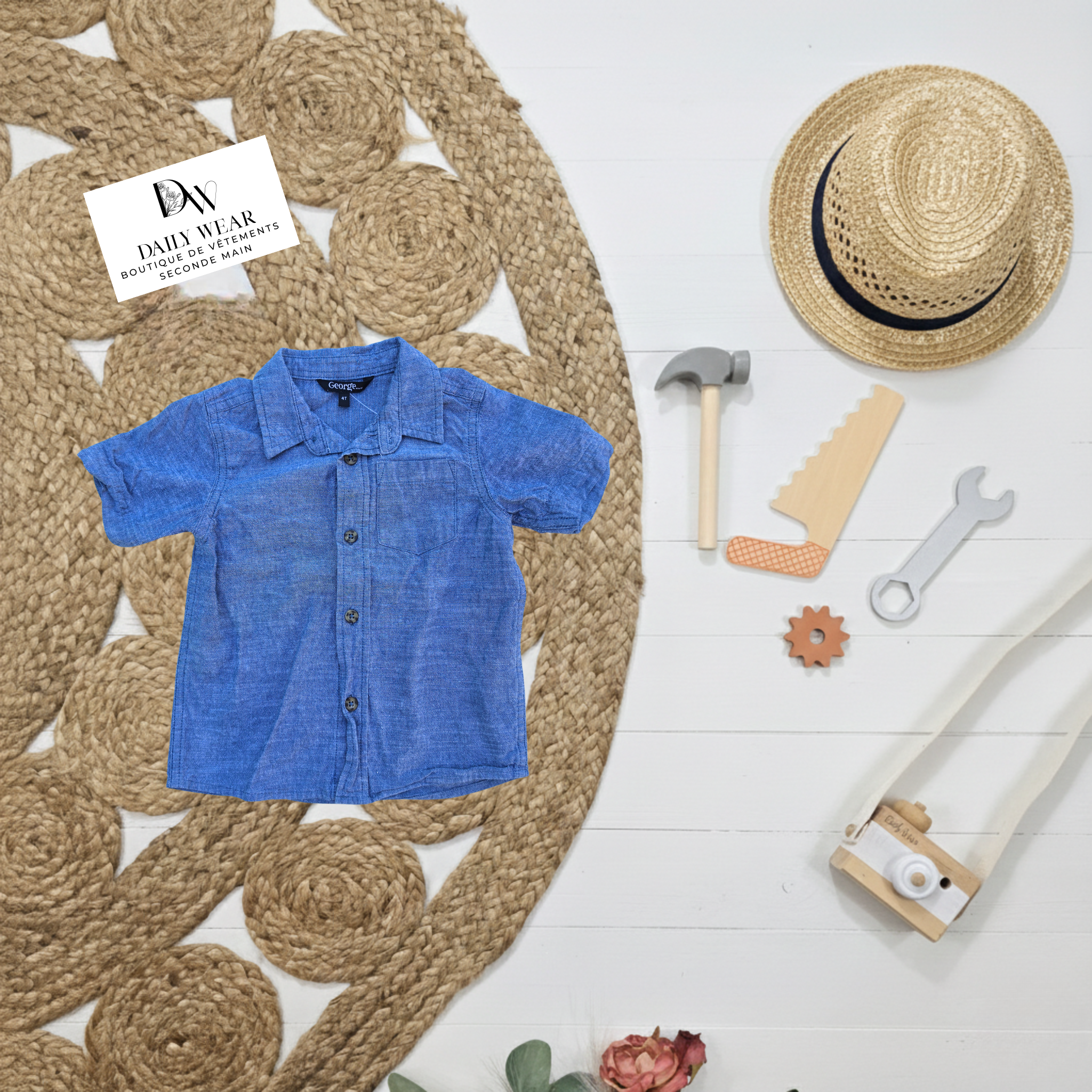 Chemise George, 3 ans