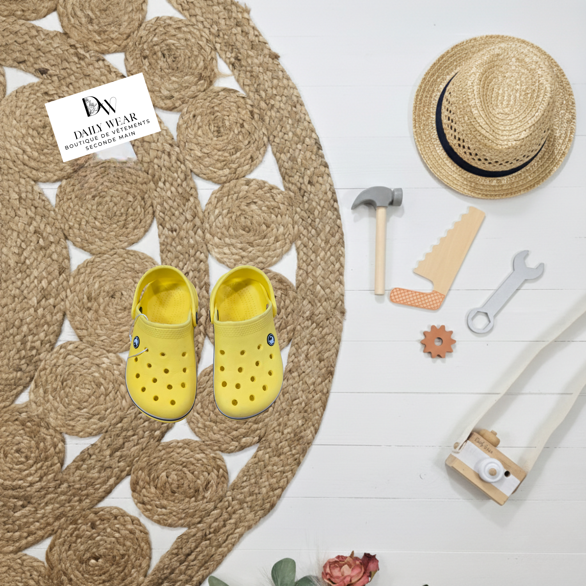 Crocs Jaune, 10
