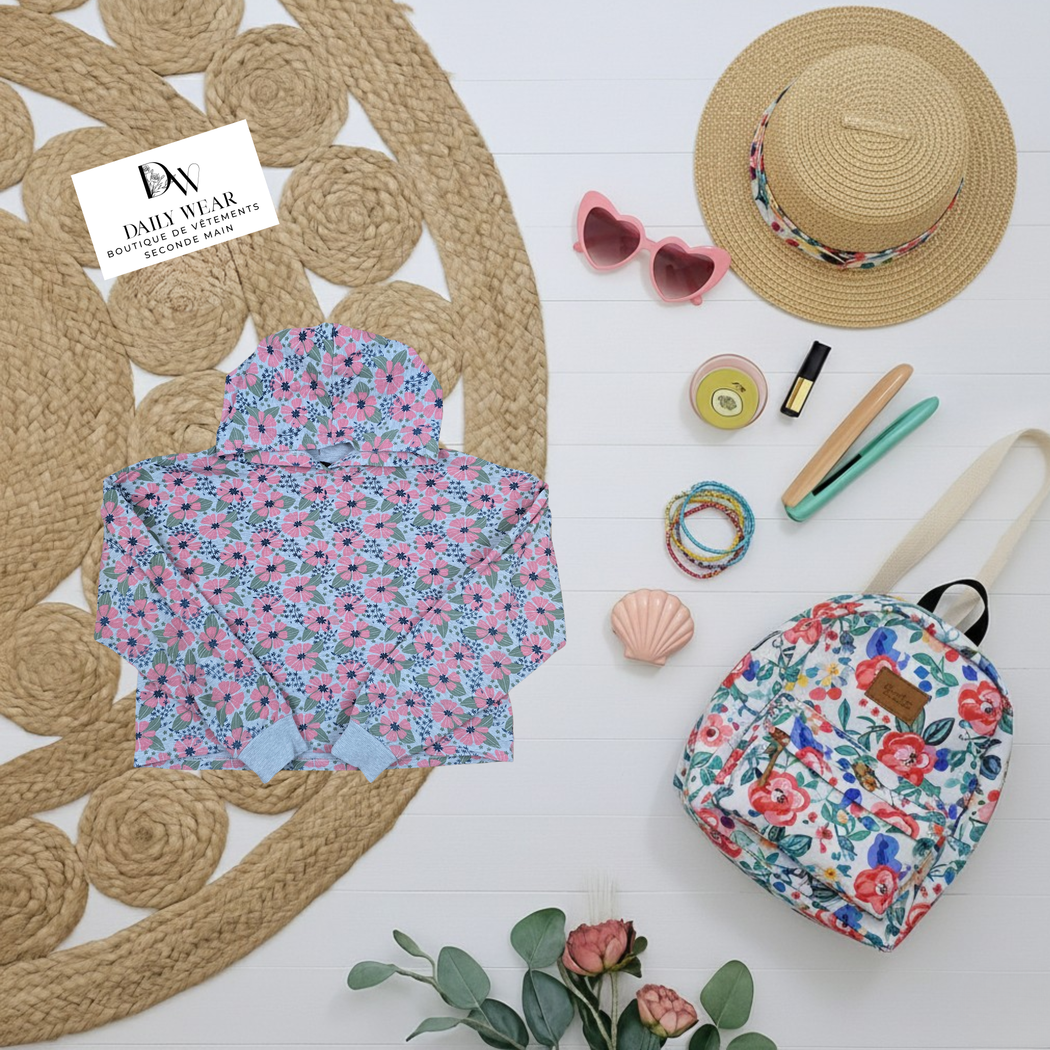 Chandail à capuchon Tag, 14 ans