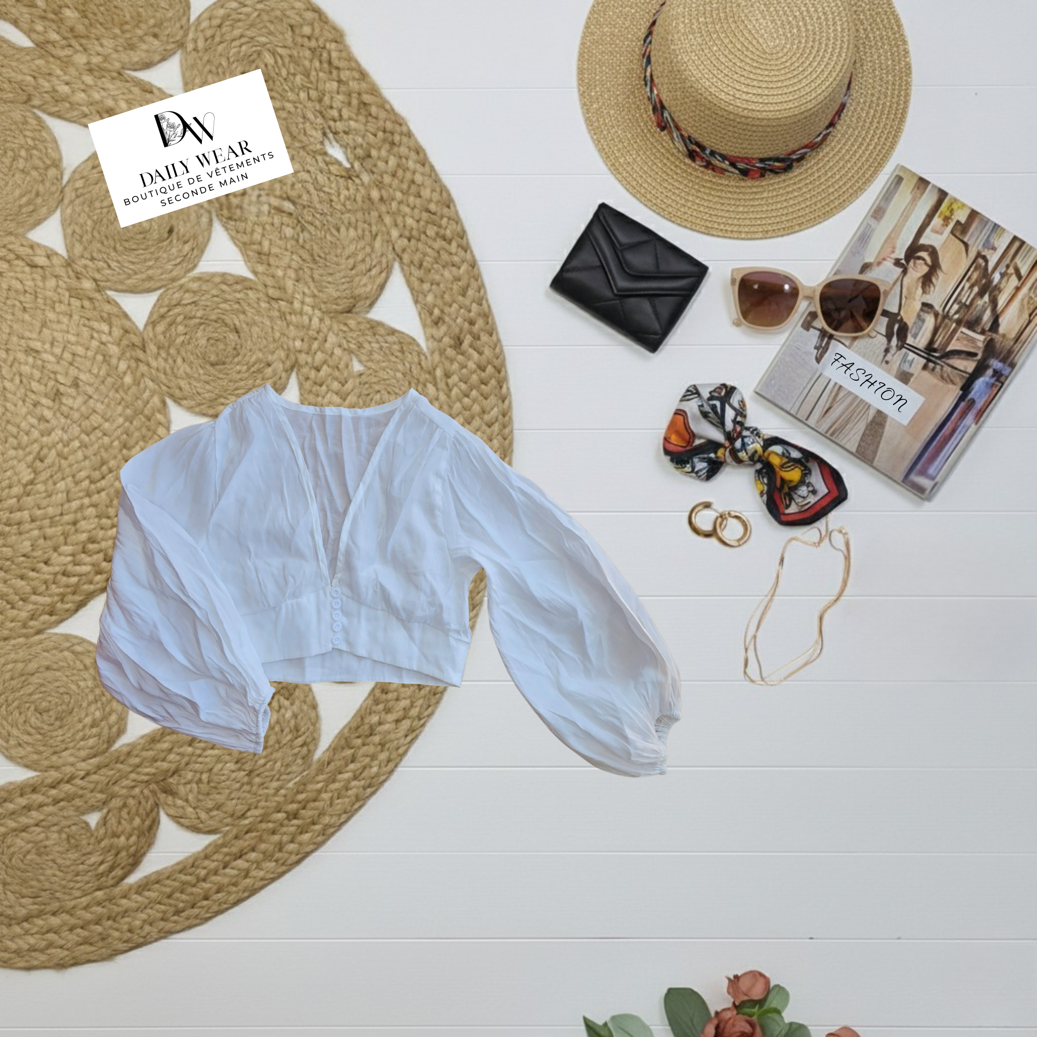 Blouse Blanche, XSmall