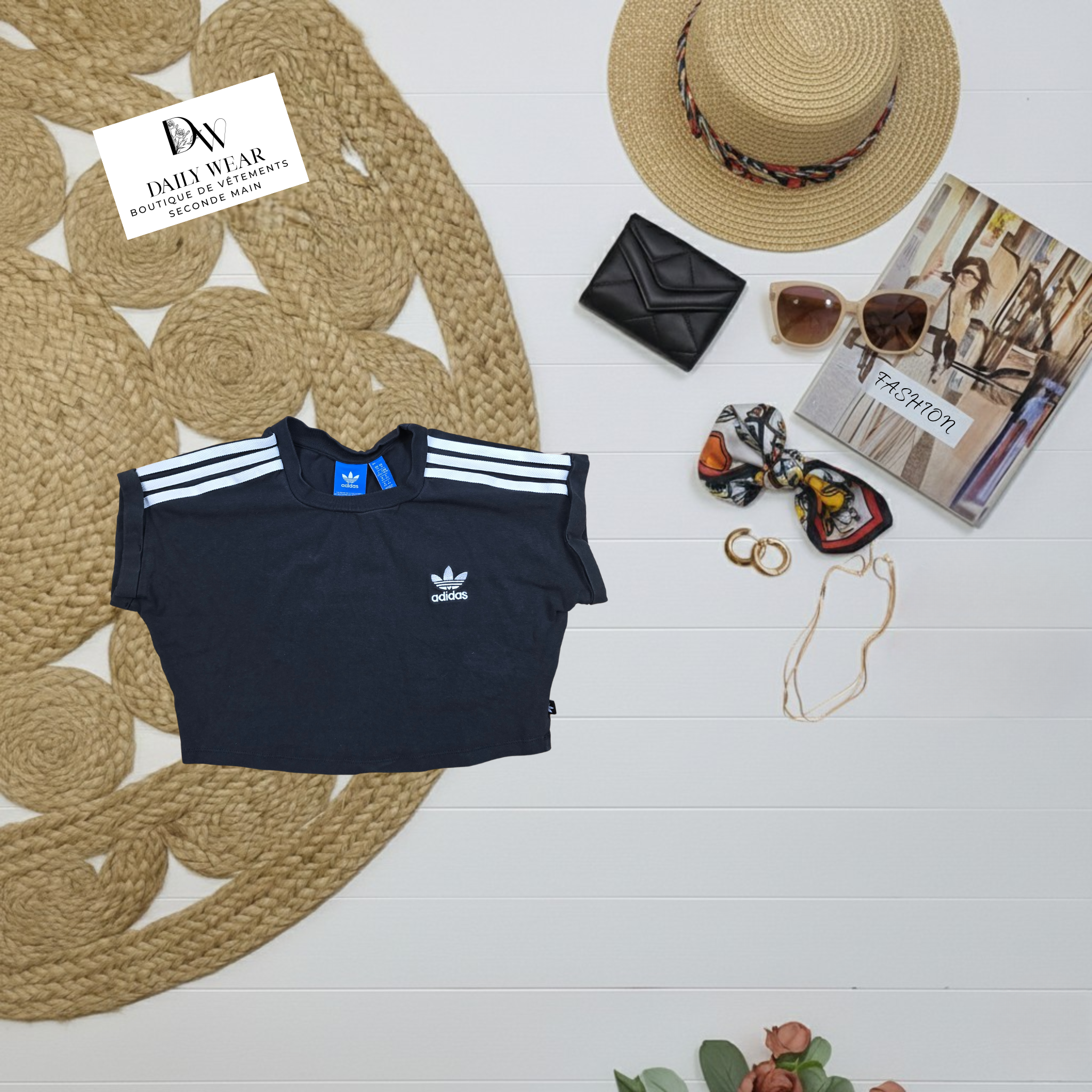 Crop Top Adidas, Medium