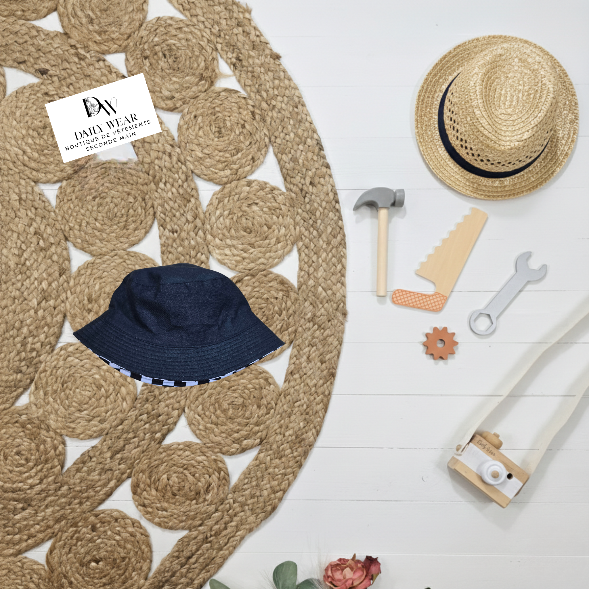 Chapeau à carreaux, Enfants