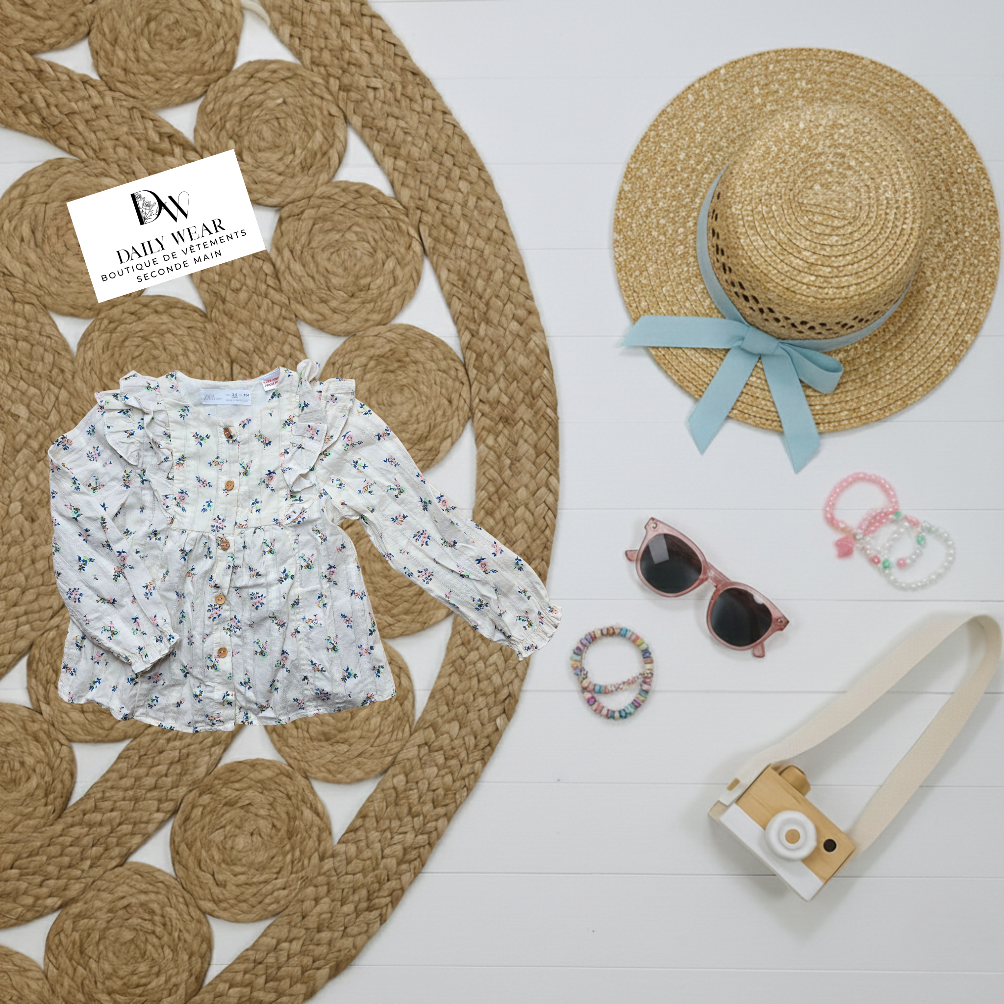 Blouse Zara, 3-4 ans