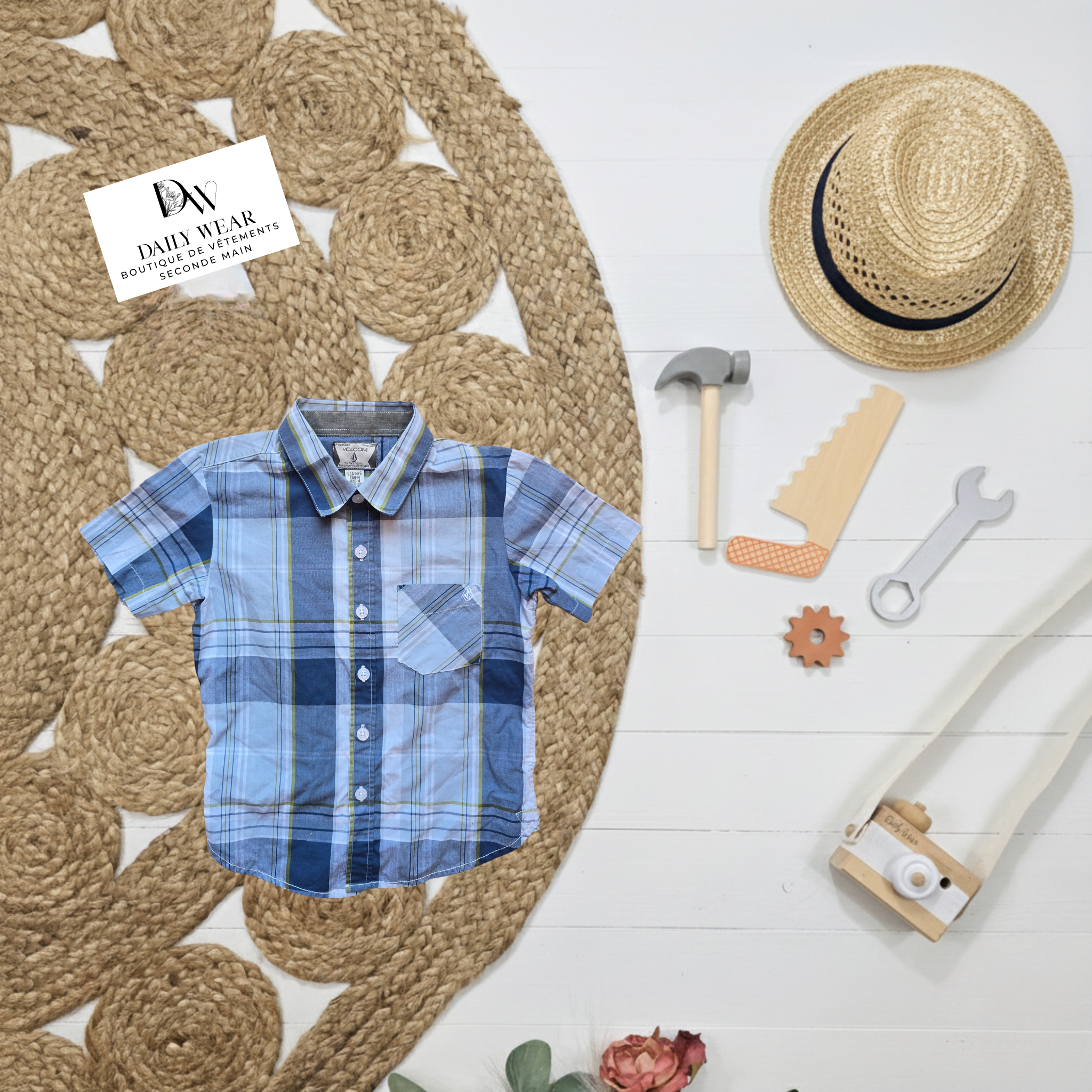 Chemise Volcom, 4-5 ans