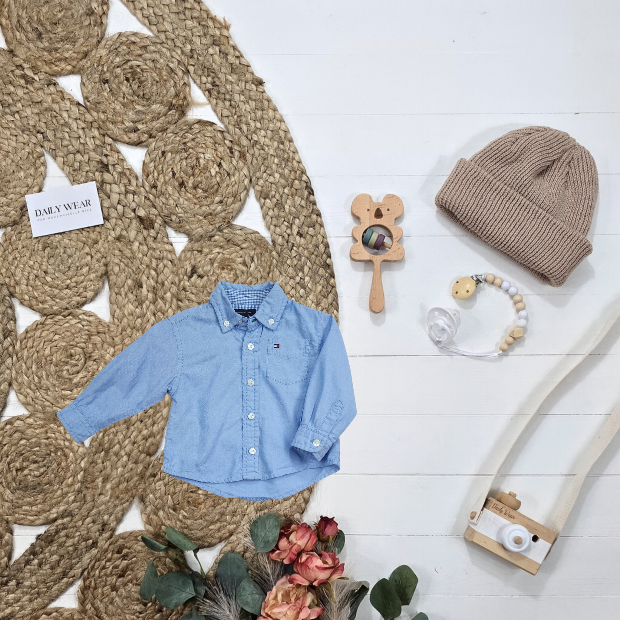 Chemise Tommy Hilfiger, 6-9 mois