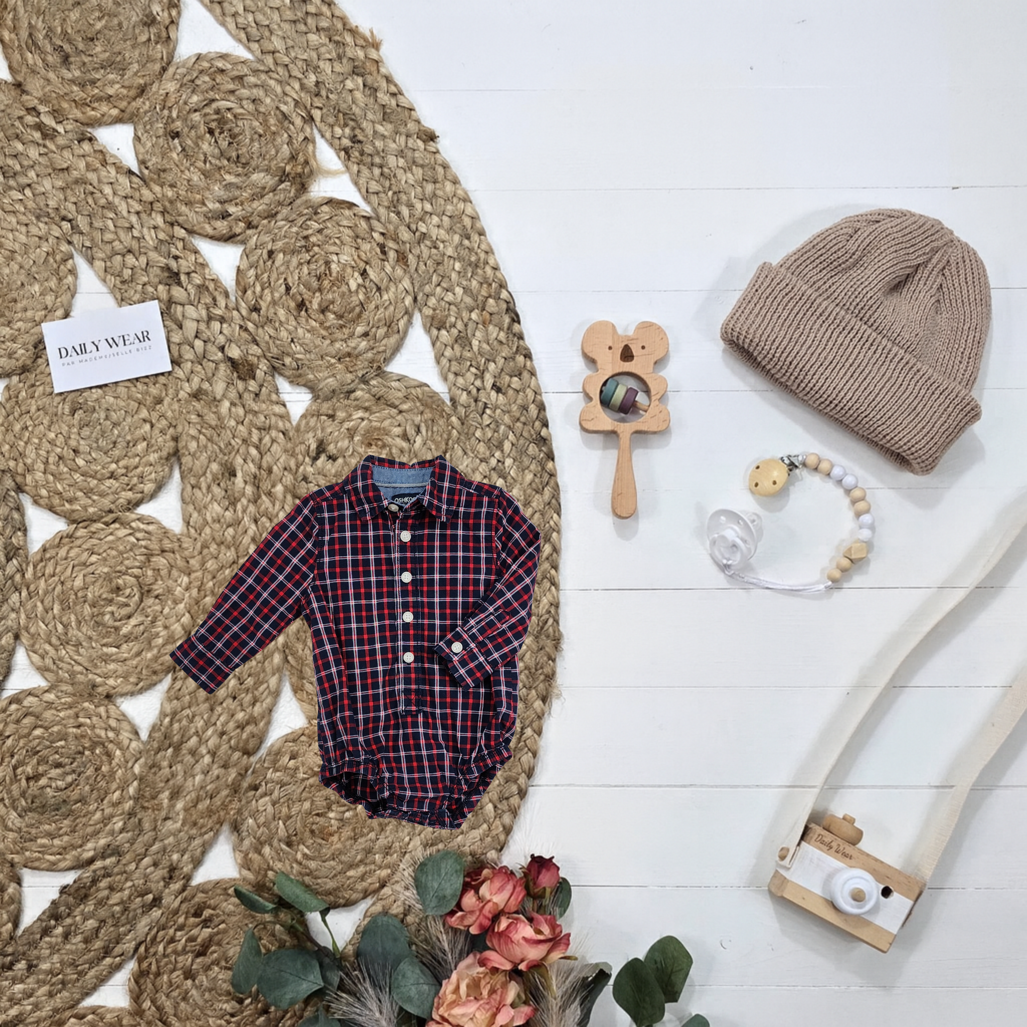 Cache-couche/Chemise Carter's, 6-9 mois