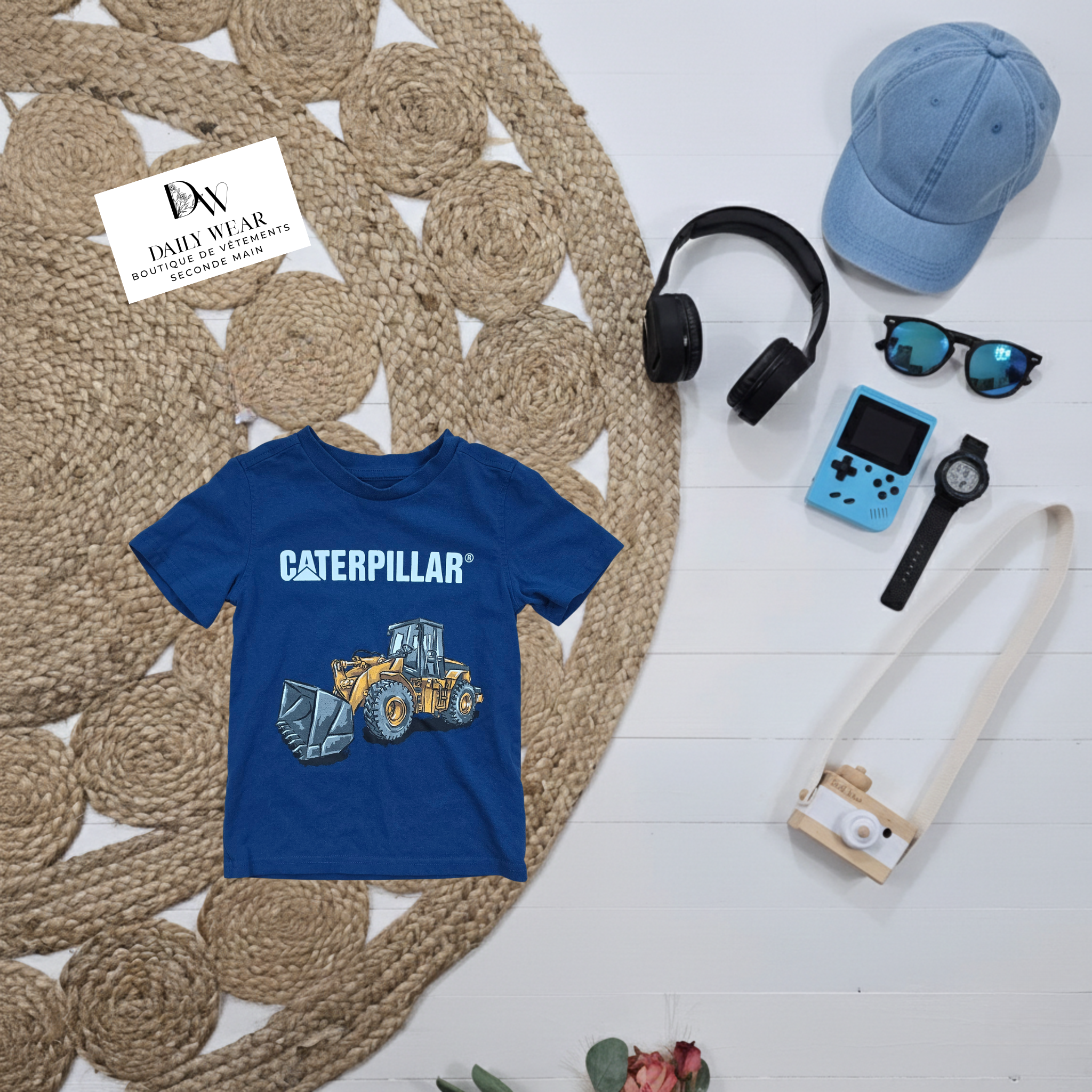 T-shirt Caterpillar, 6 ans