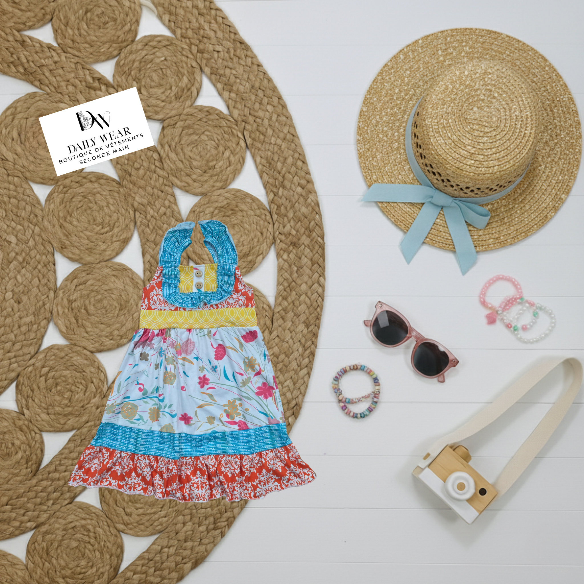 Robe fait à la main, 4-5 ans