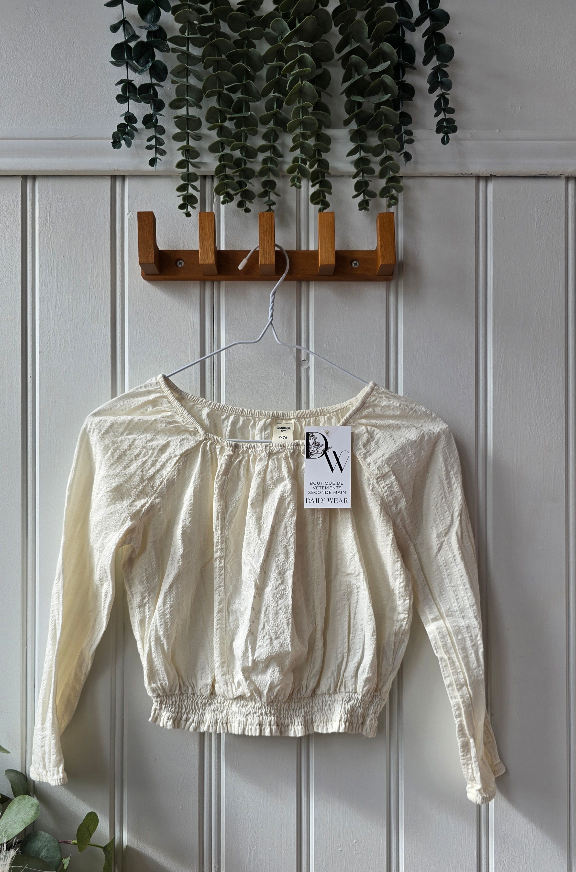 Blouse Carter's, 7 ans