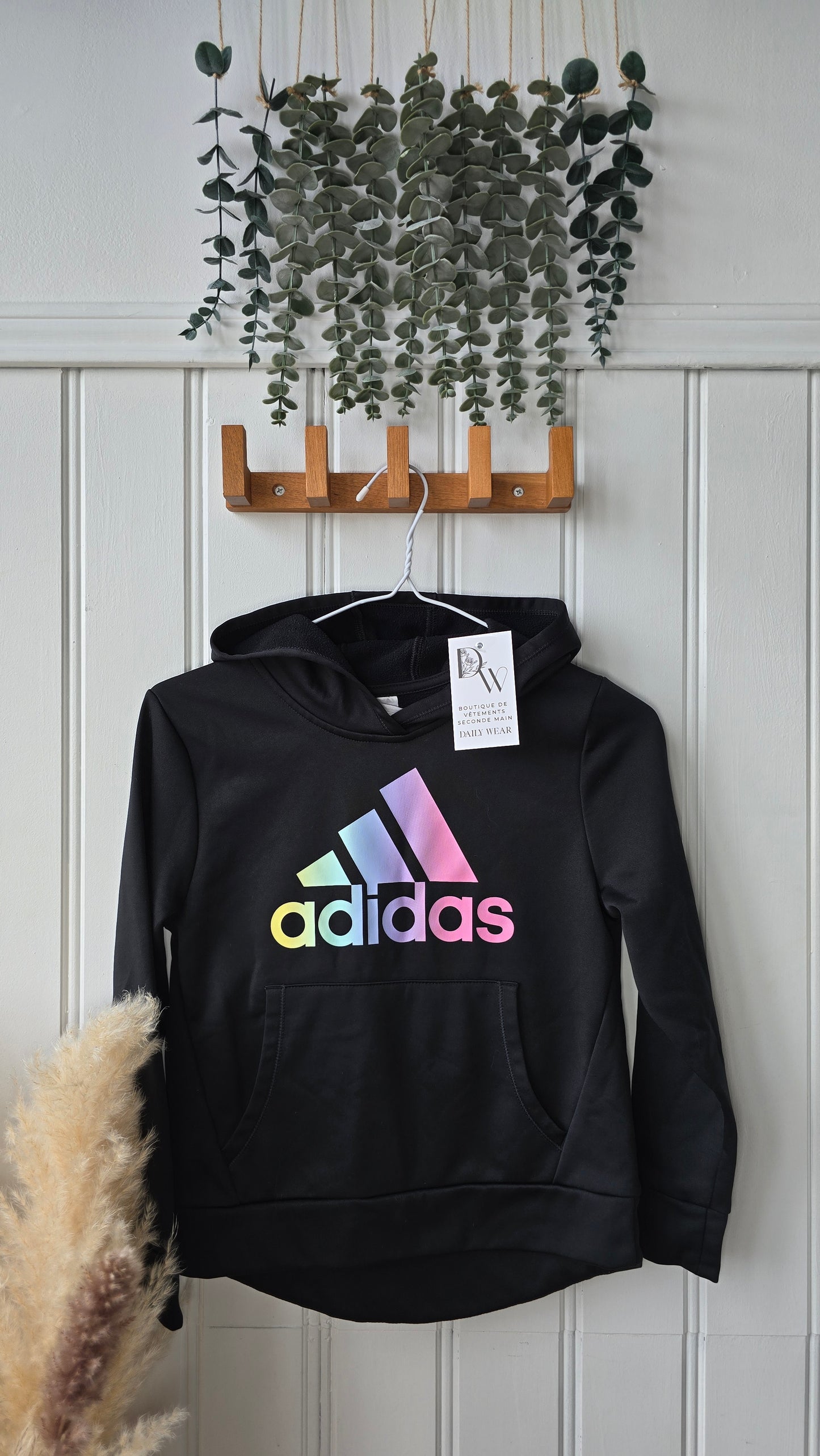 Chandail à capuchon Adidas, 8 ans