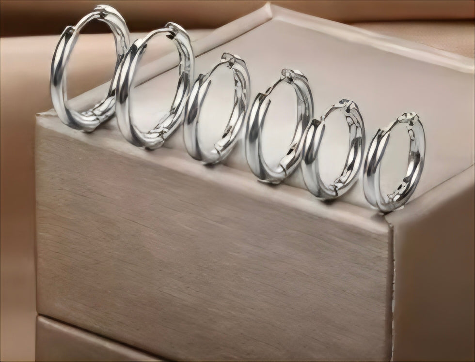 Boucle d'Oreille en Acier Inoxydable