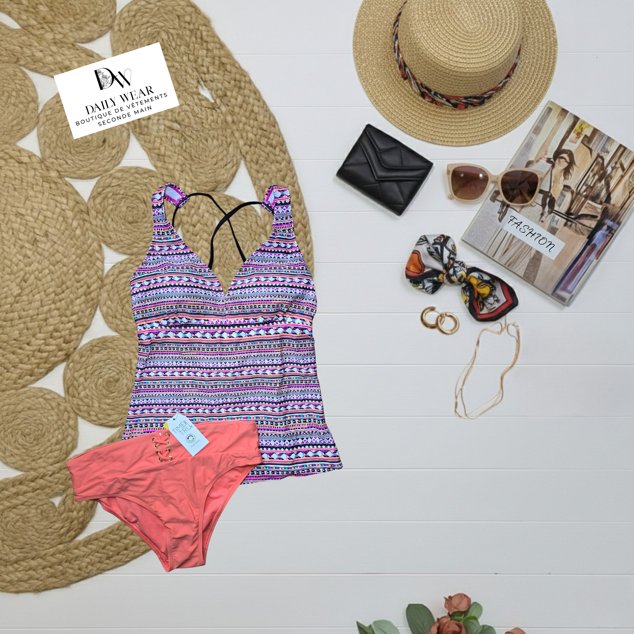 Costume de bain recomposée, Small-XSmall