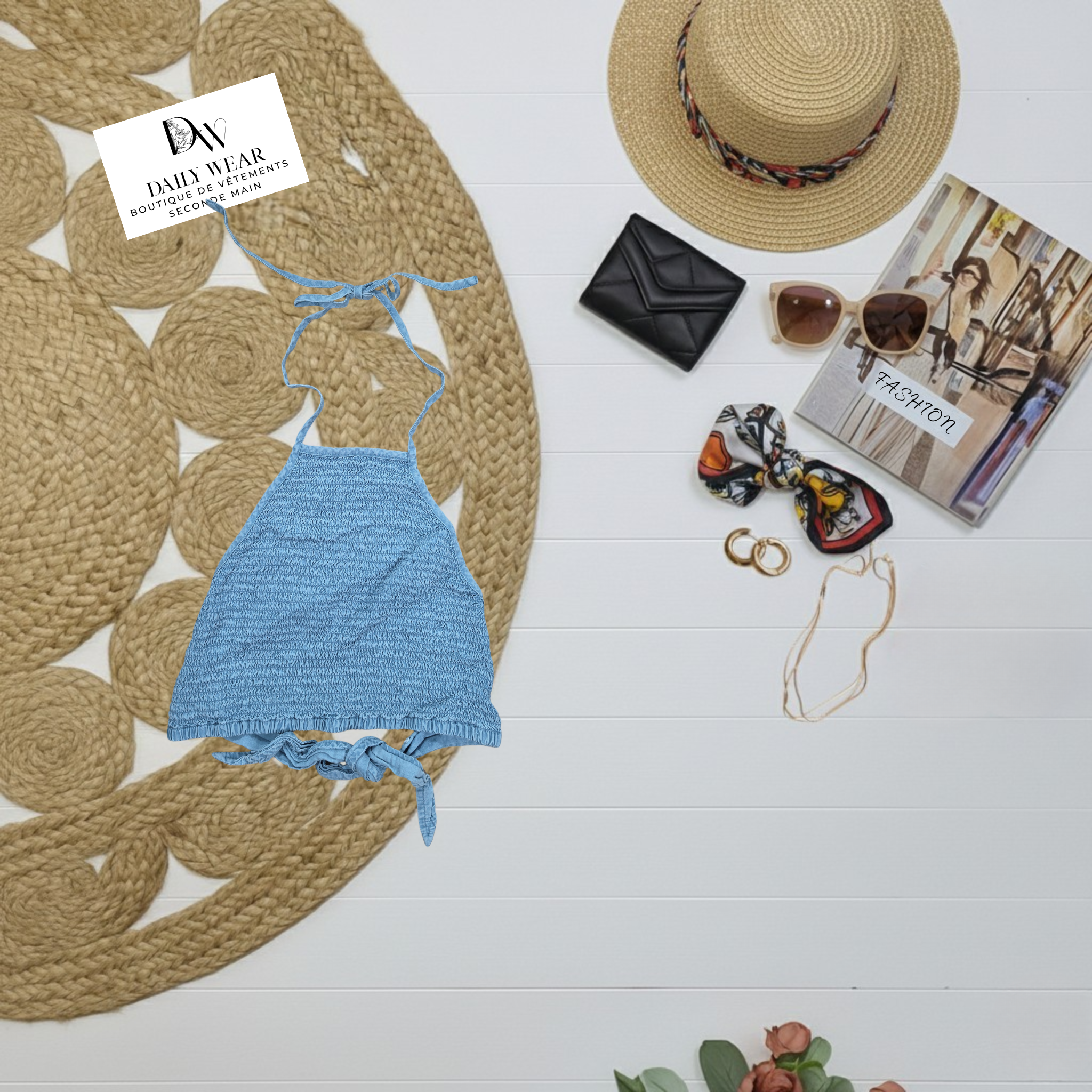 Camisole en Denim, Small