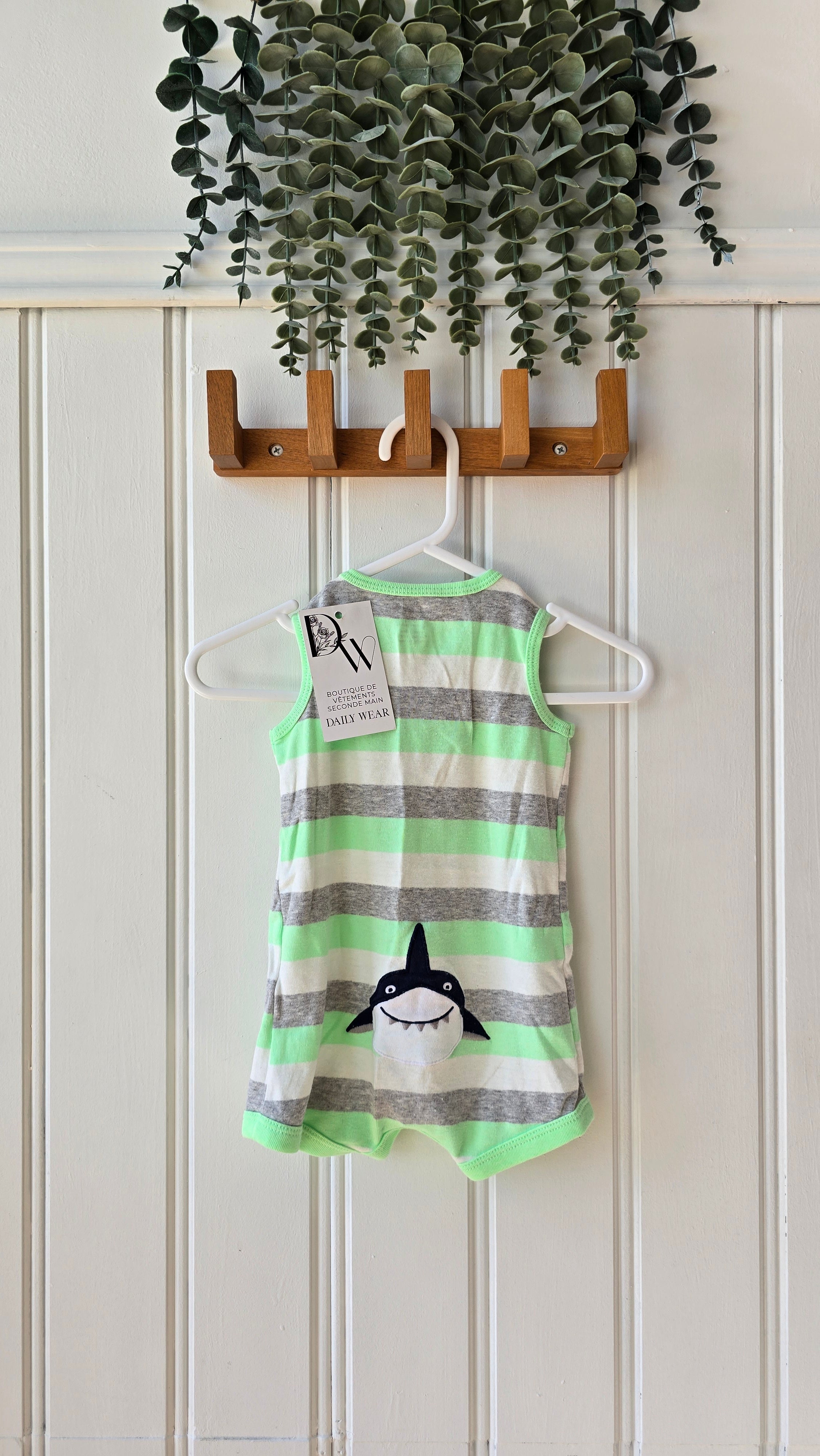 Combishort Carter's, 6 mois