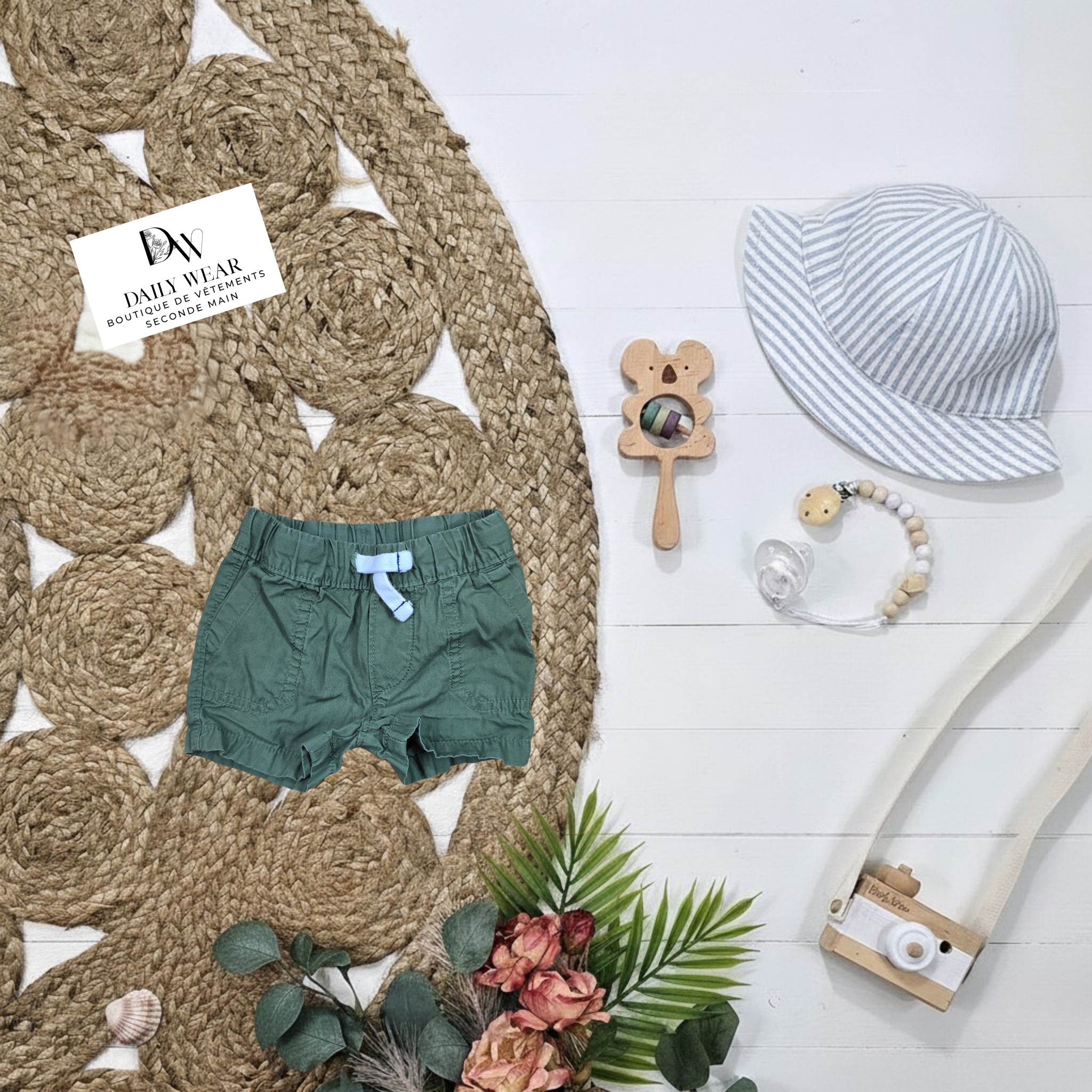 Short Carter's, 3 mois