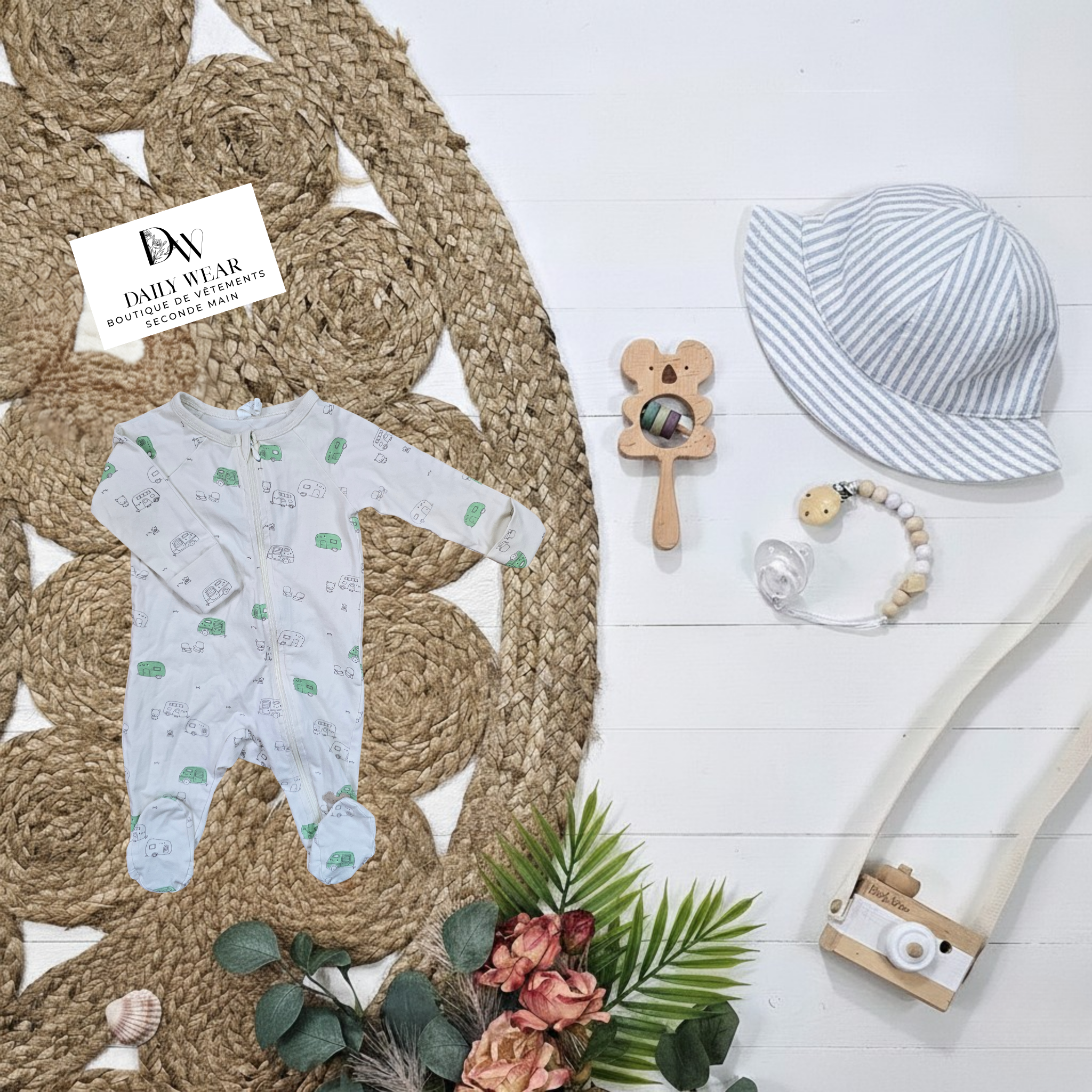 Pyjama Souris Mini, 3-6 mois