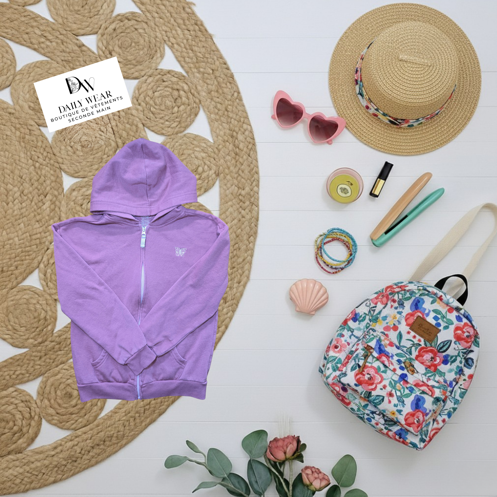 Veste à capuchon George, 10-12 ans