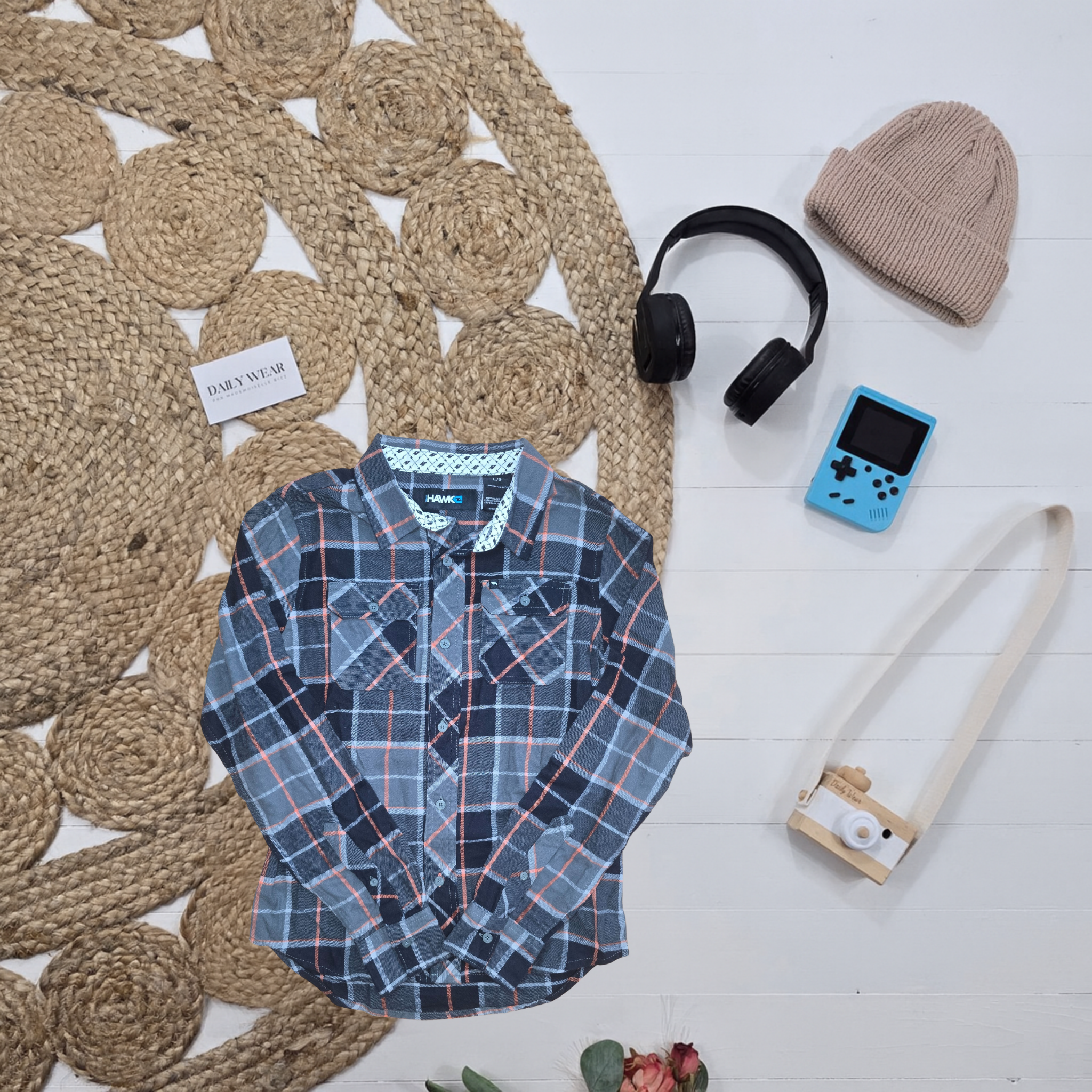 Chemise Hawk, 12 ans