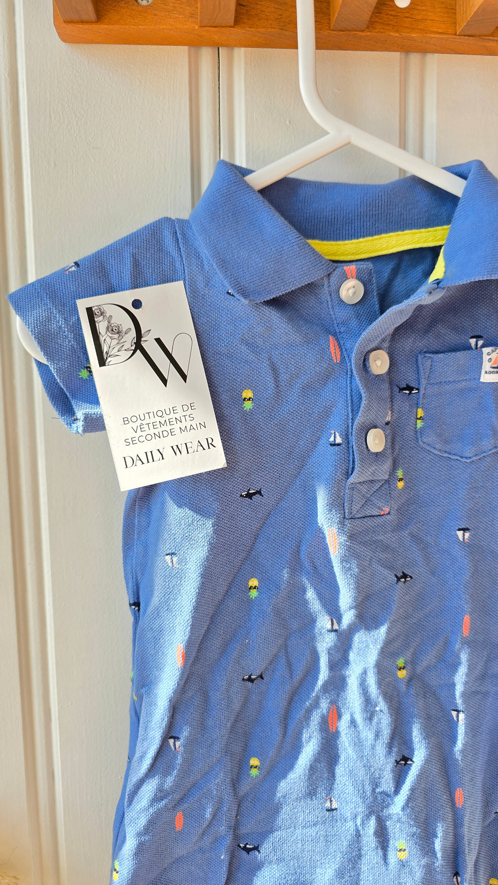 Combishort Carter's, 6 mois