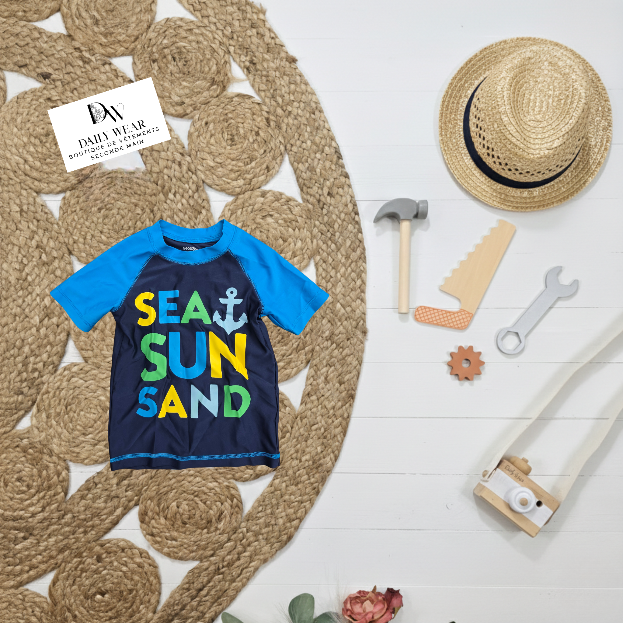 T-shirt de bain George, 5 ans