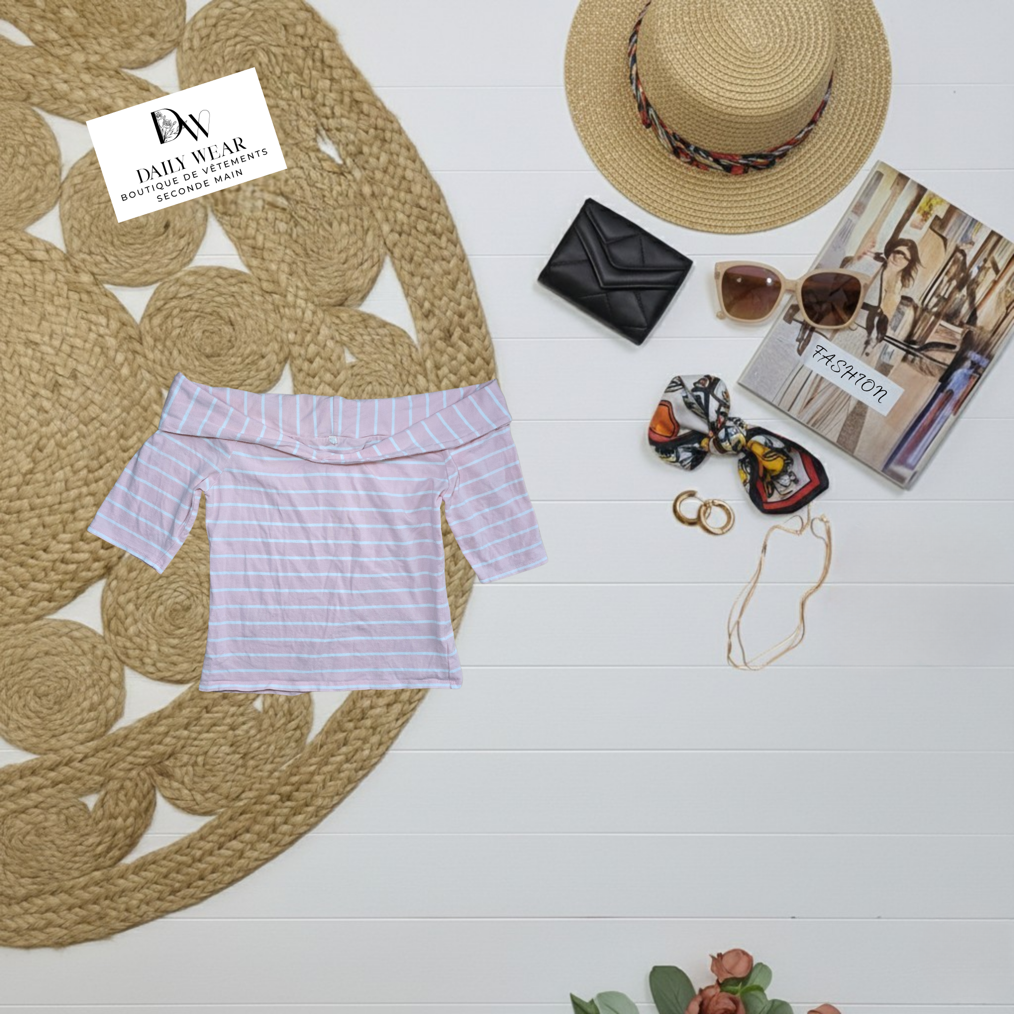 Haut Rose et Blanc, Small
