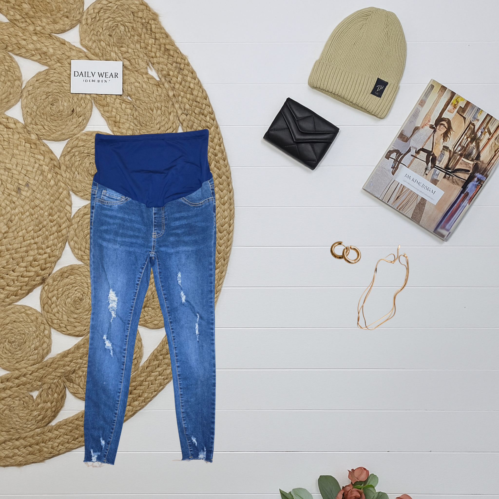 Jeans de Maternité Shein, Small