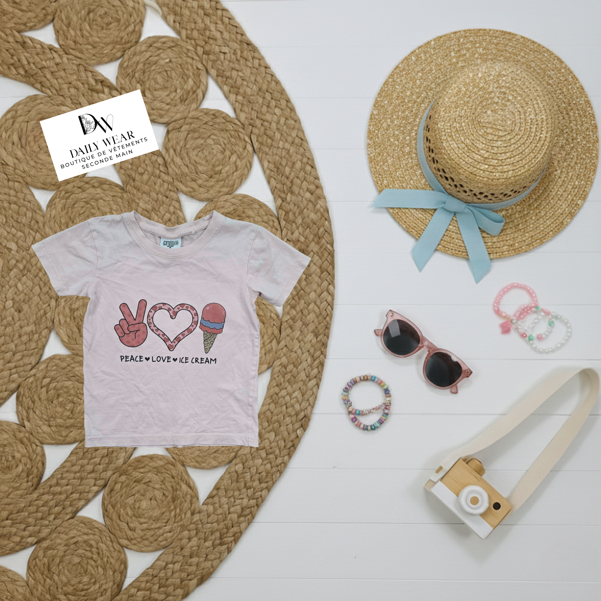 T-shirt U.S. Vintage, 4 ans