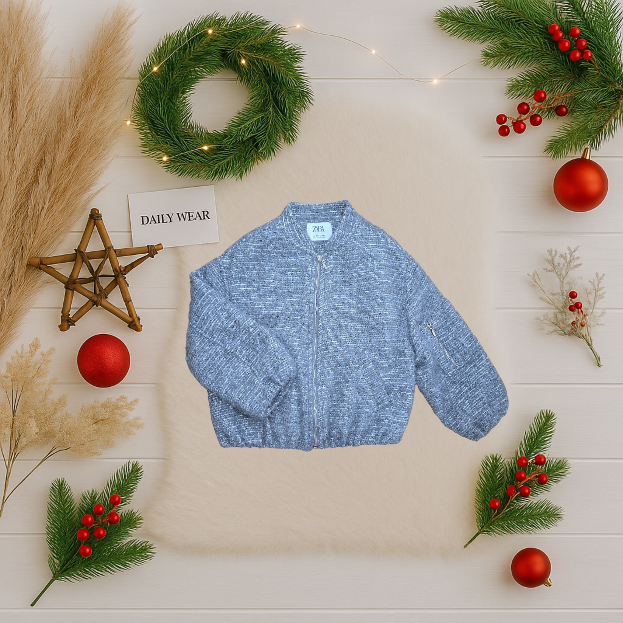 Bomber en Tweed Zara, 8-9 ans