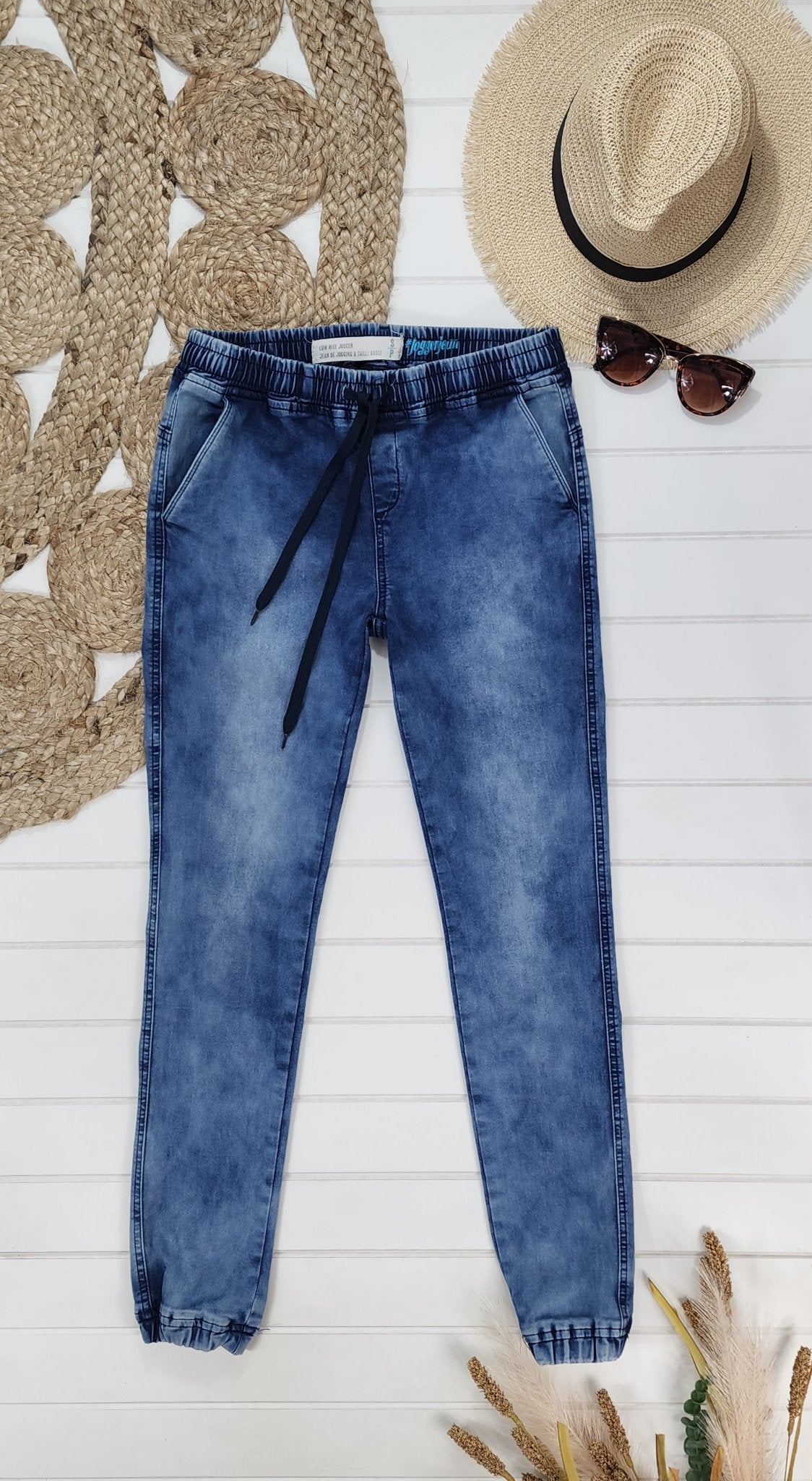 Pantalon de jogging en denim Ardène, Small