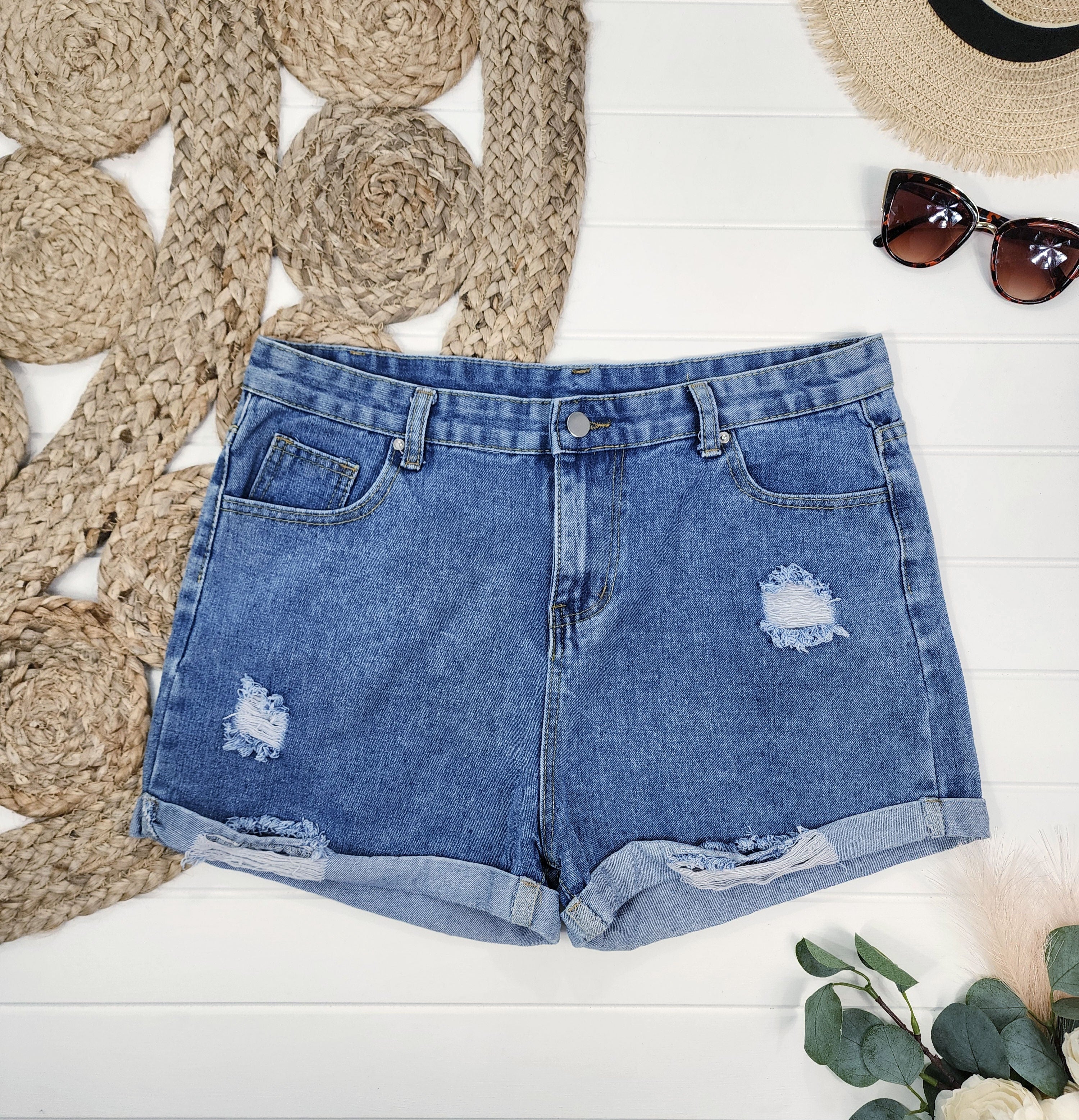 Short en jeans, XLarge