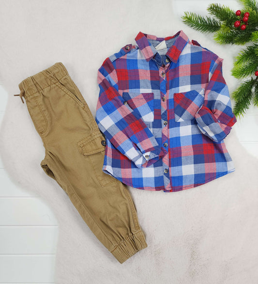 Ensemble Zara et George, 2-3 ans