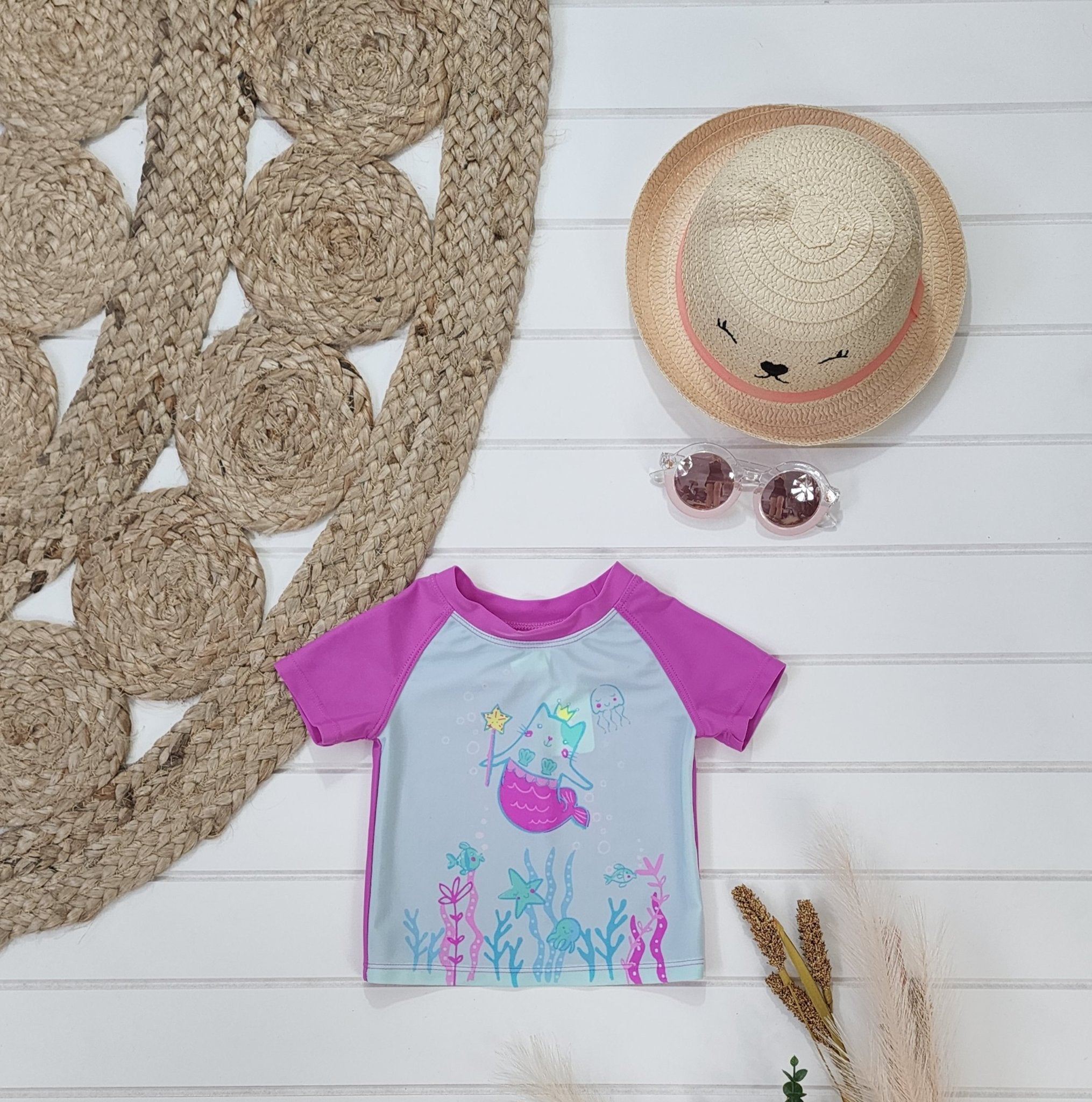 T-shirt de bain Sea me Swim, 18 mois