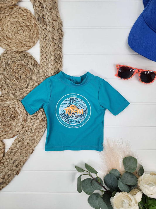 T-shirt de bain Trois moutons, 3 mois